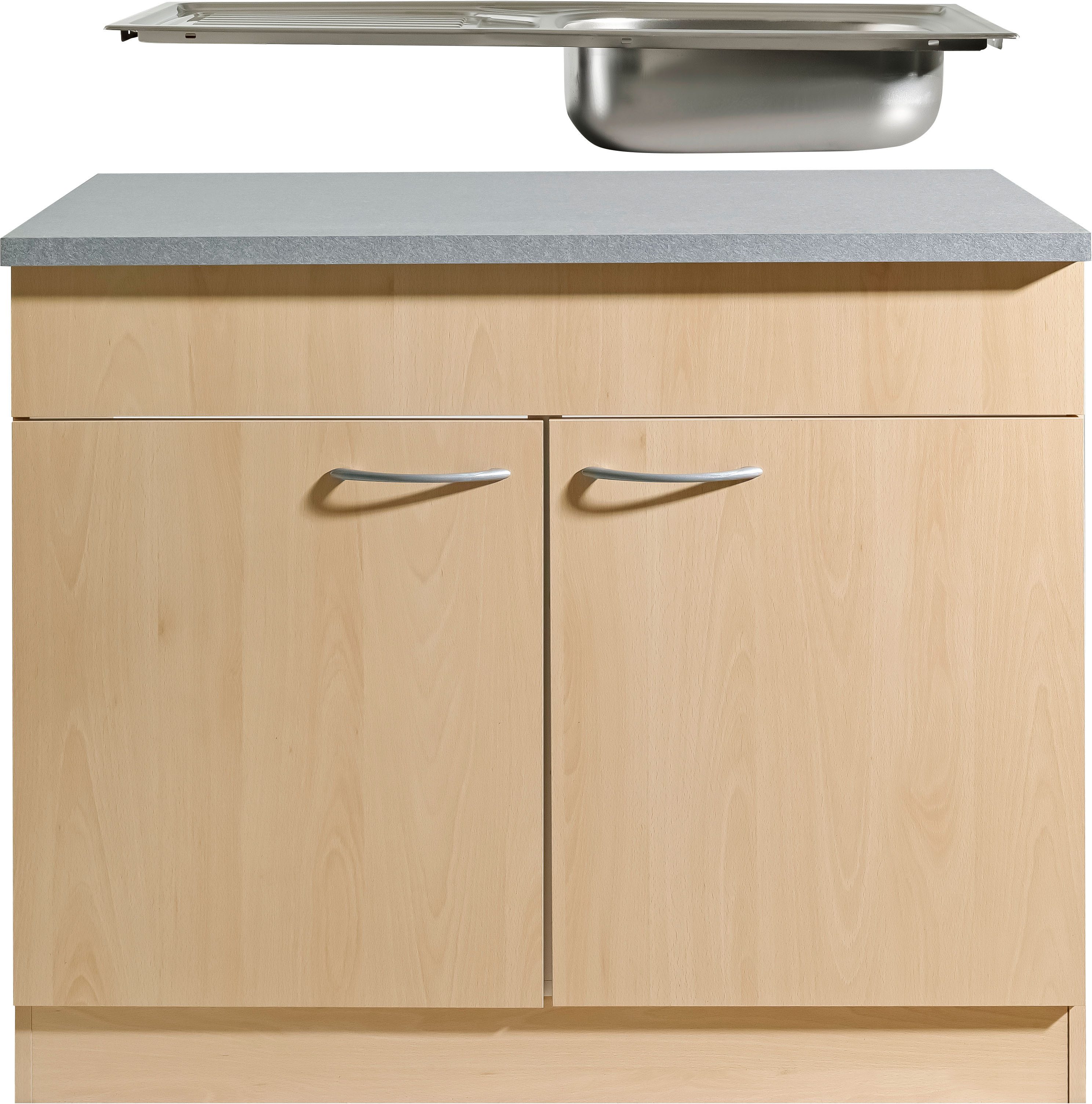 wiho Küchen Spülenschrank Kiel 100 cm breit – Bild 2 von 2