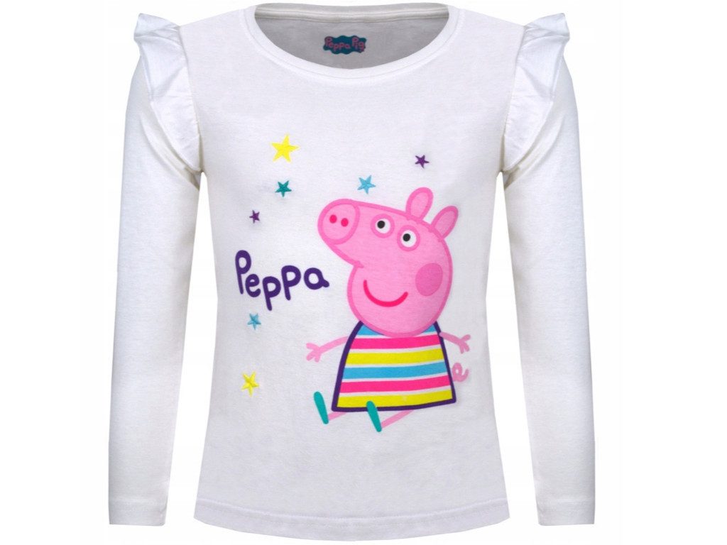 Peppa Pig Langarmshirt Peppa Wutz für Mädchen