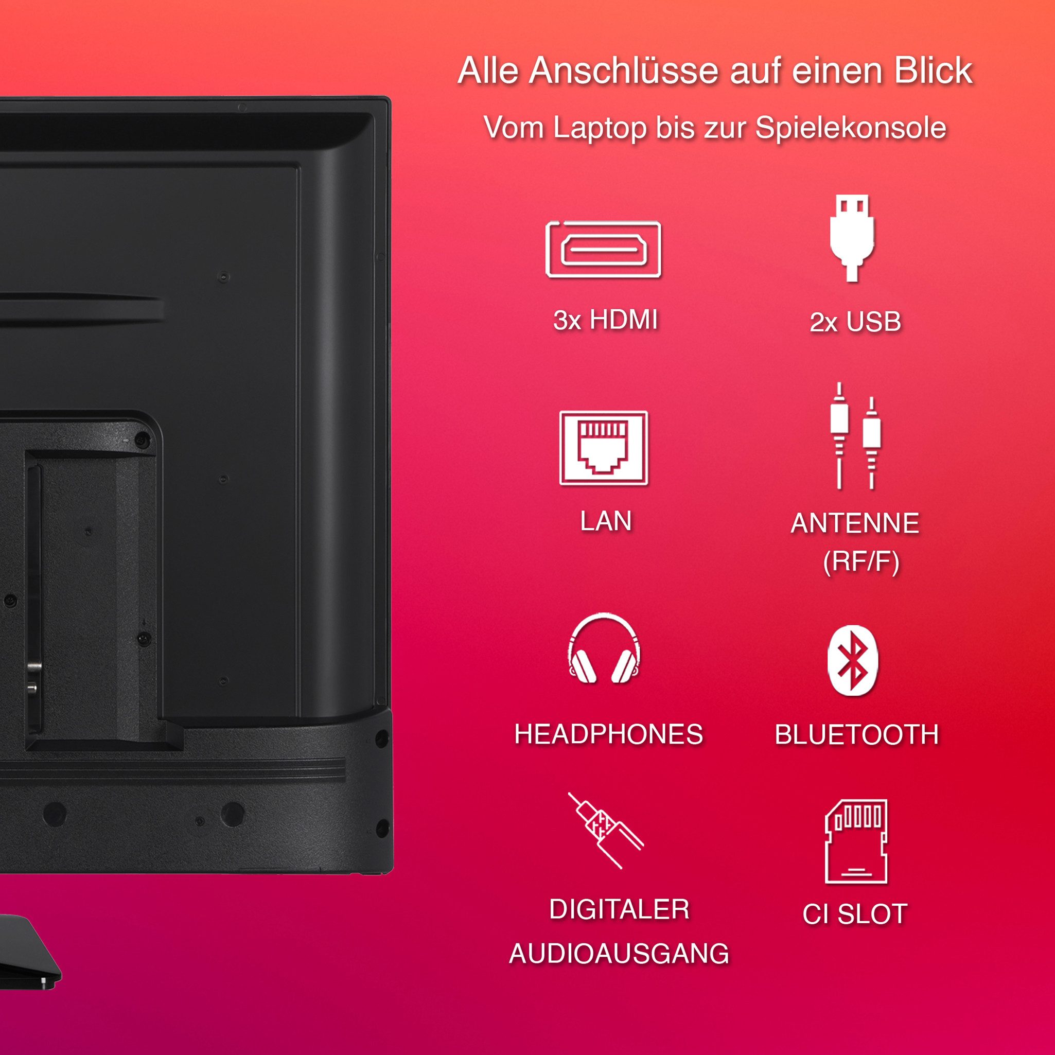 Telefunken D55U750X2CWI LCD-LED Fernsehe...