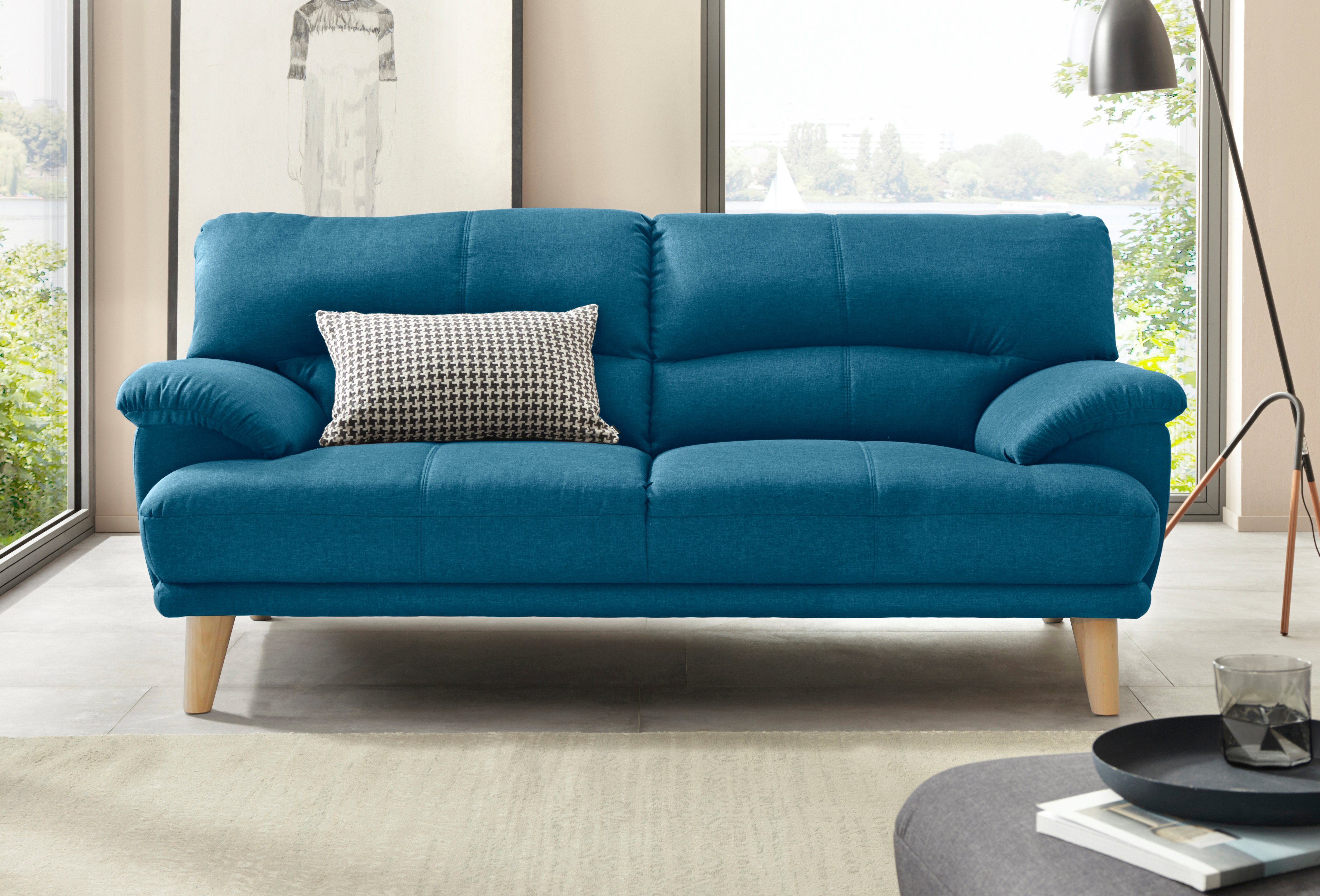 TRENDMANUFAKTUR 3-Sitzer Cecilia, Sofa in italienischem günstig online kaufen