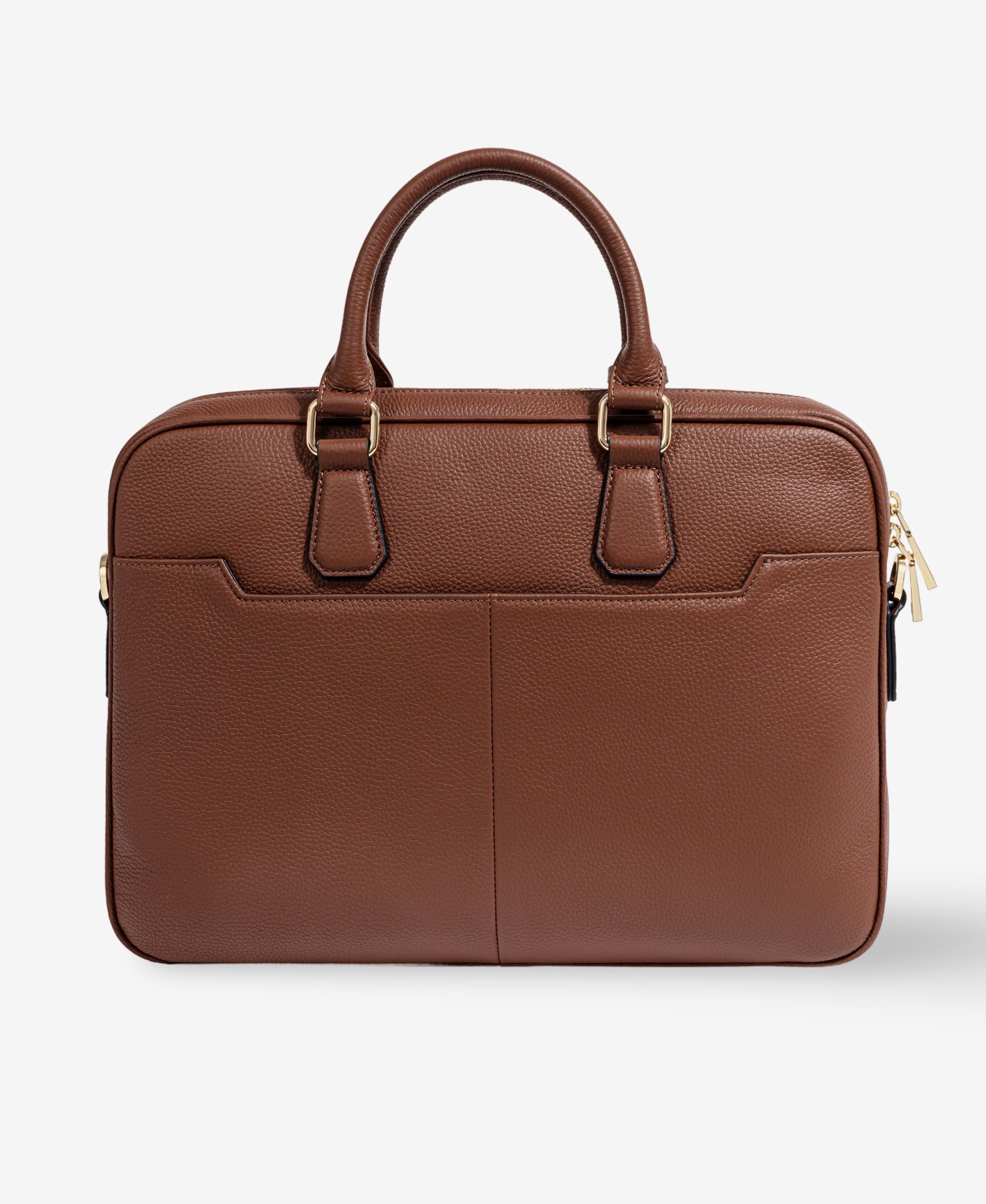 GLAMIRA Laptoptasche Lysandra Braune Aktentasche (1-tlg), echt Leder