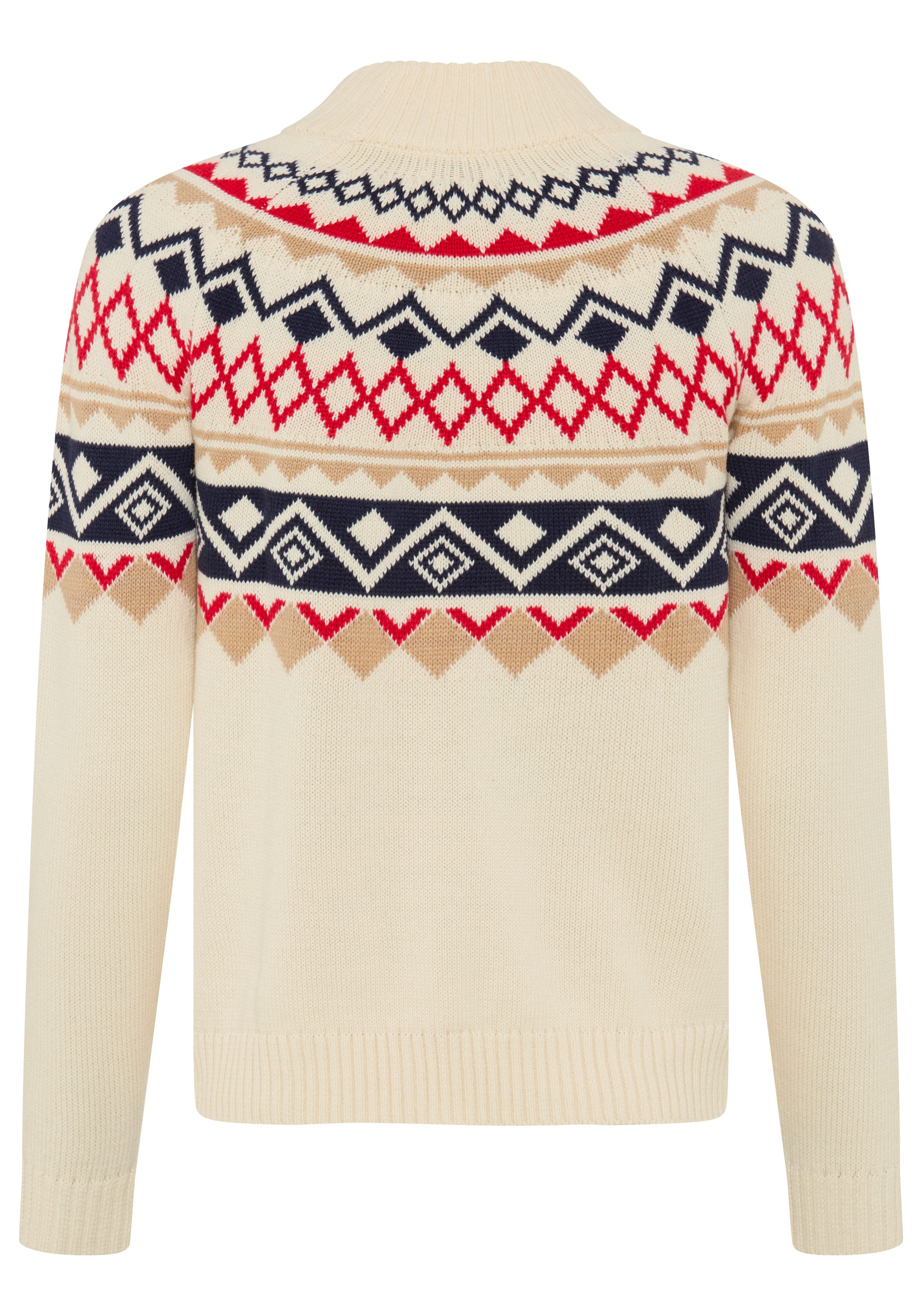 KangaROOS Norwegerpullover hüftbedeckende Länge, figurumspielende Passform