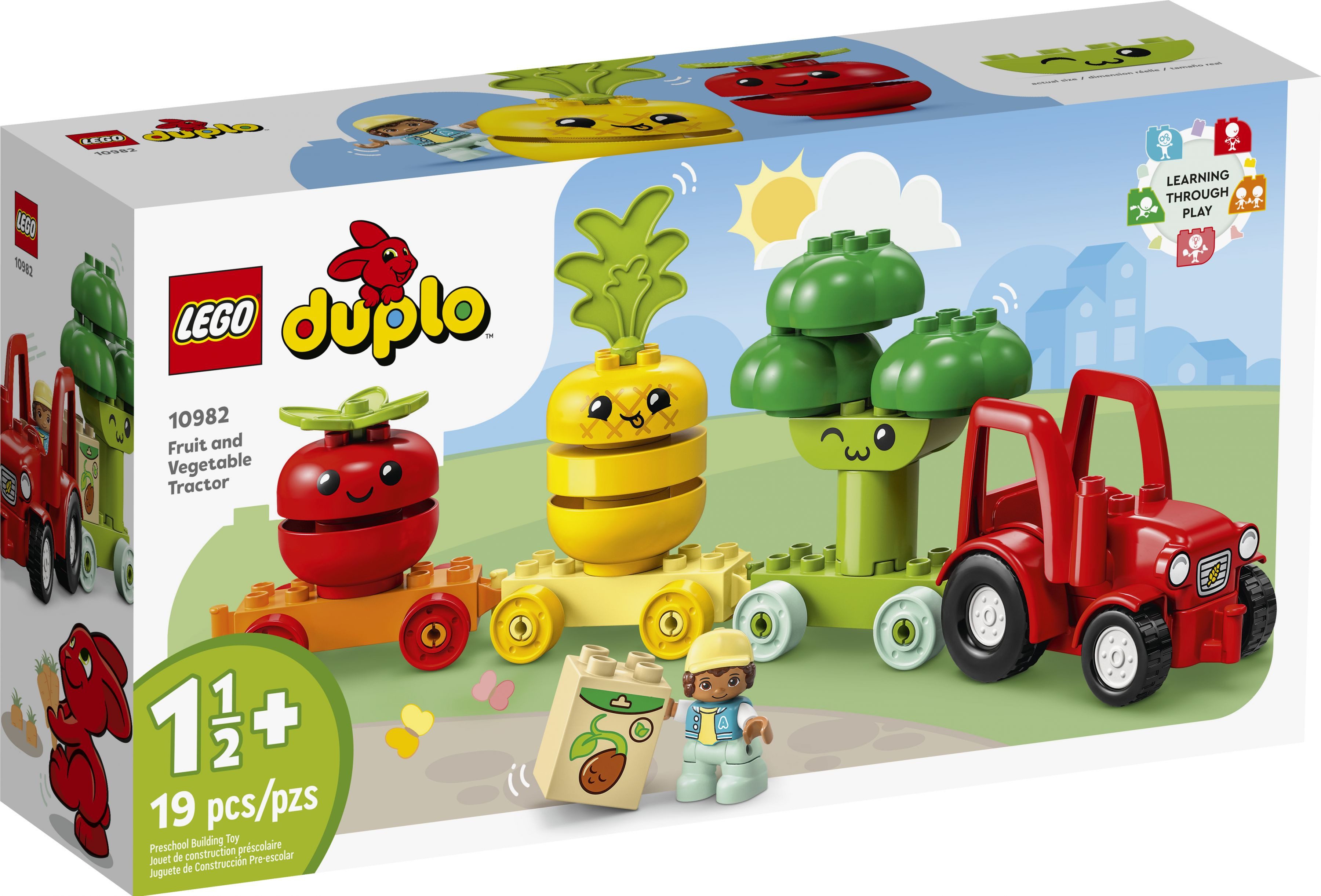 LEGO® LEGO® Duplo 10982 Obst- und Gemüse-Traktor Konstruktionsspielsteine, günstig online kaufen