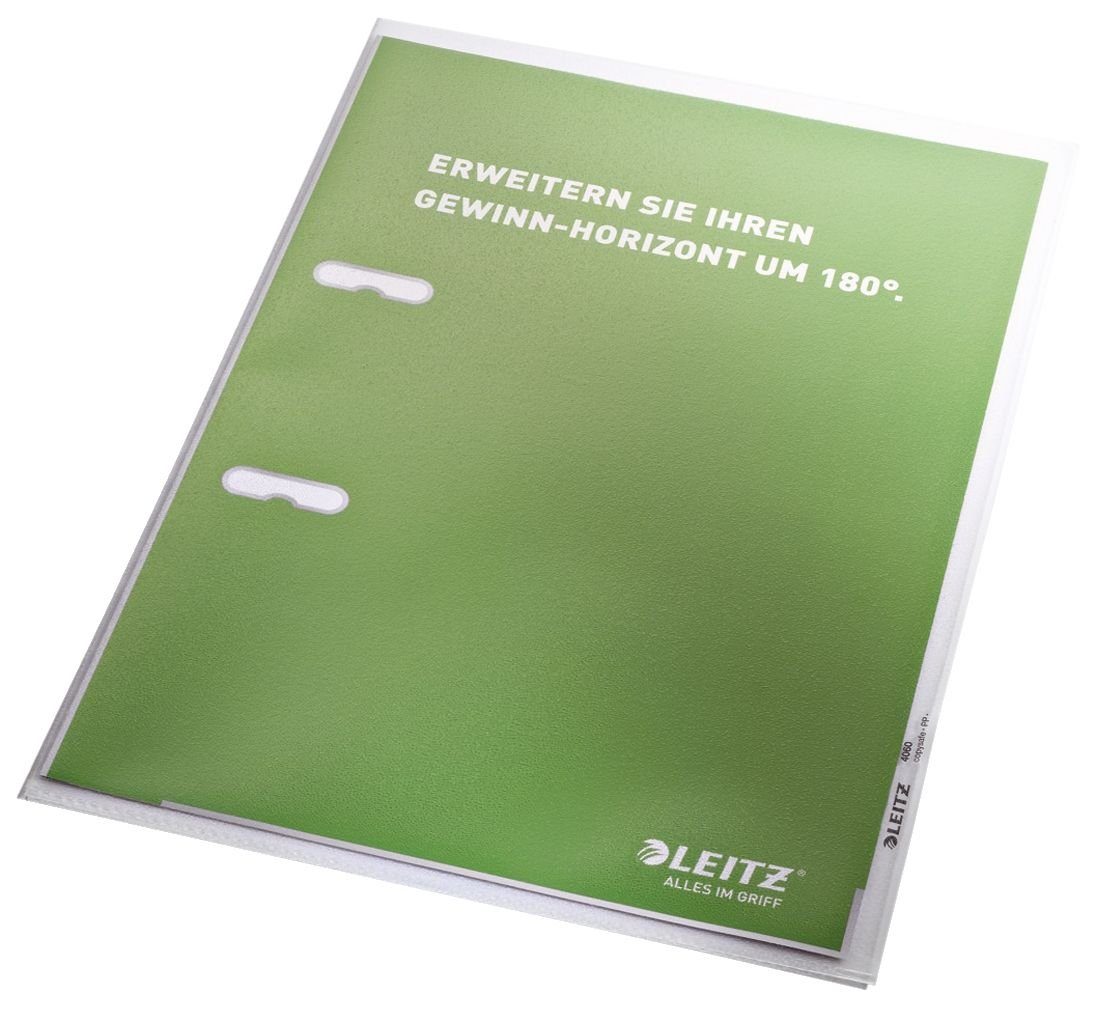 LEITZ Prospekthülle 4060 Standard Sichthülle A4 PP-Folie, genarbt, 0,17 mm