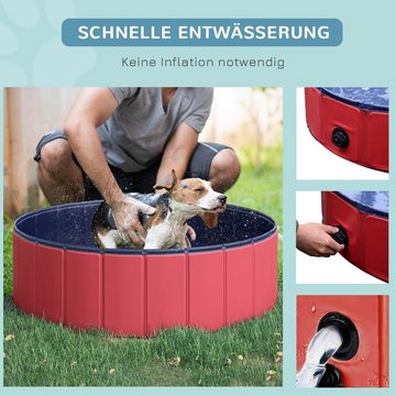 PawHut Hundepool, (Set, 1-tlg., 1 Hundepool), ØxH: 100x30 cm