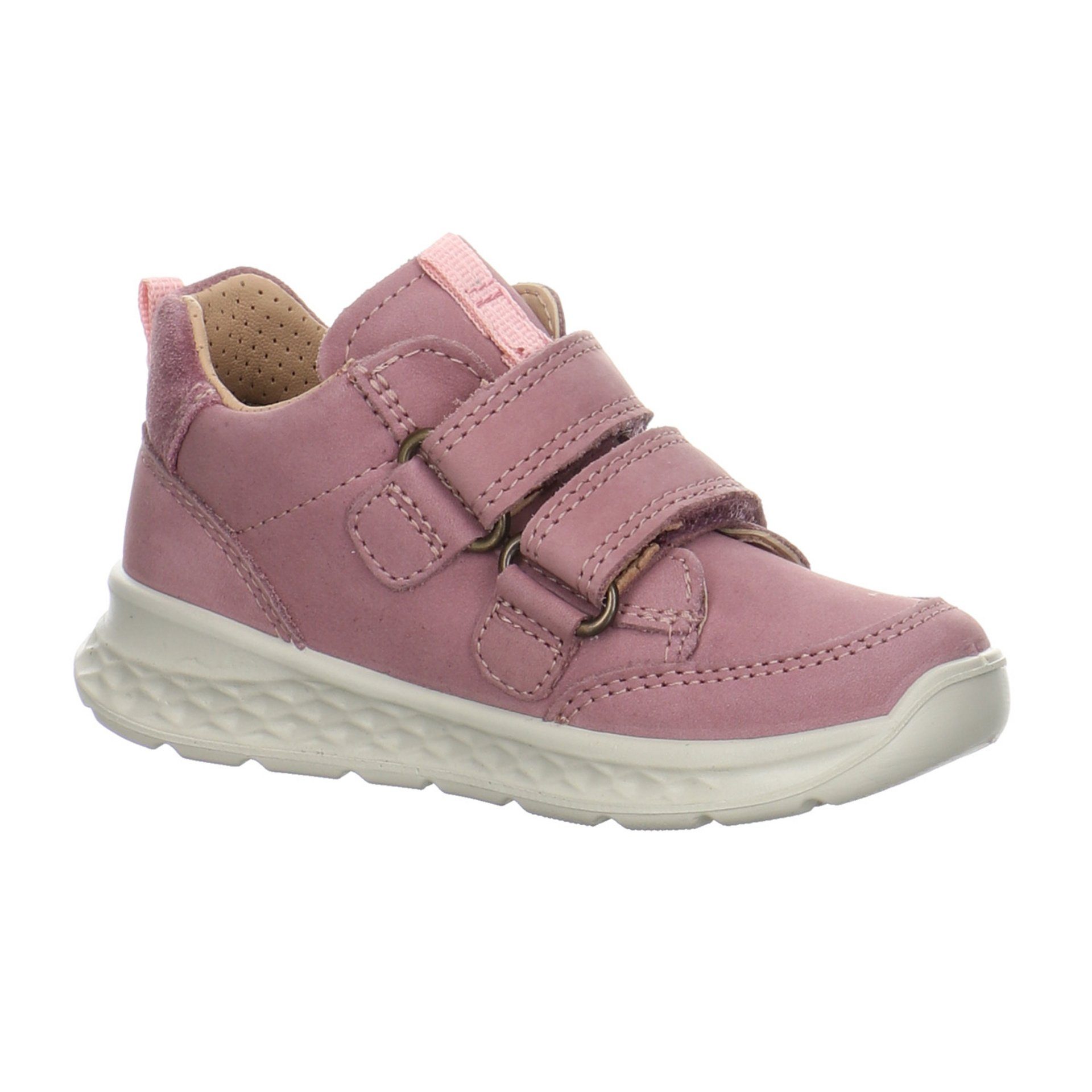 Krabbelschuhe Veloursleder Lauflernschuhe Lauflernschuh Baby Superfit rot+lila-mittel