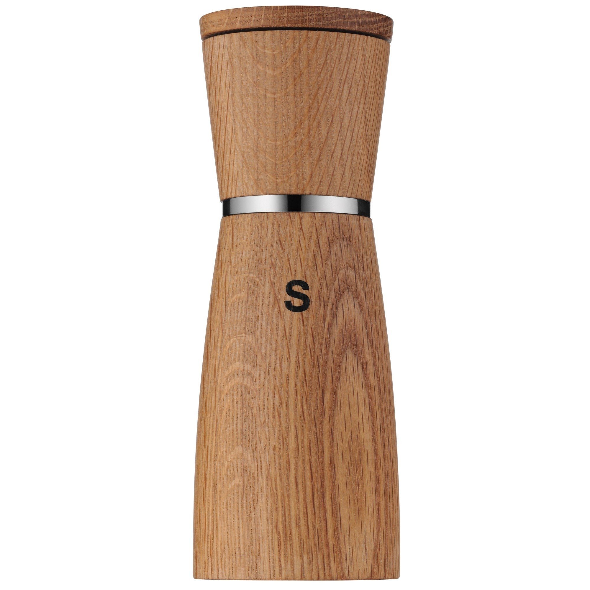 WMF Salz-/Pfeffermühle Nature Salz-/Pfeffermühlen-Set, 2-teilig, (2 Stück), Holz Keramikmahlwerk, Mühle für Salz, Pfeffer
