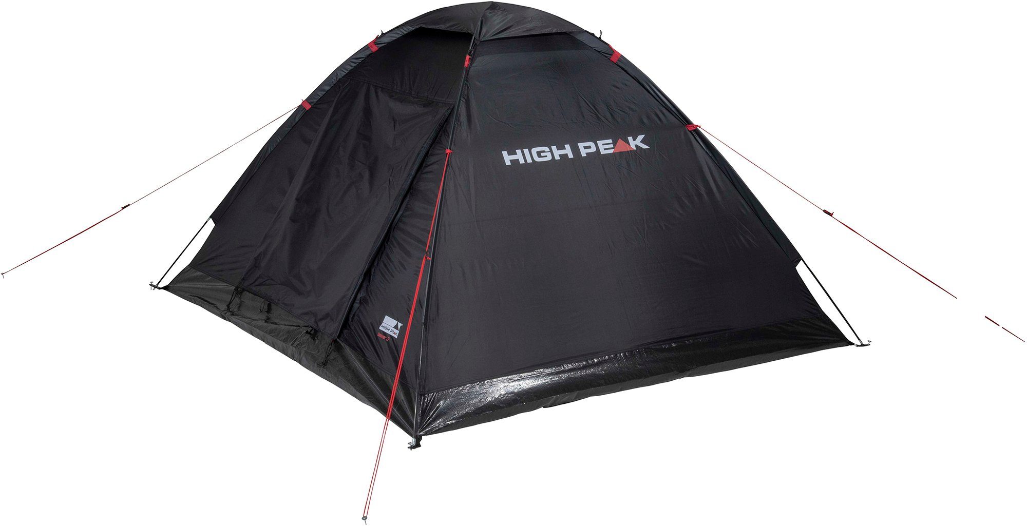 High Peak Kuppelzelt Zelt Beaver 3, Personen: 3 (mit Transporttasche)