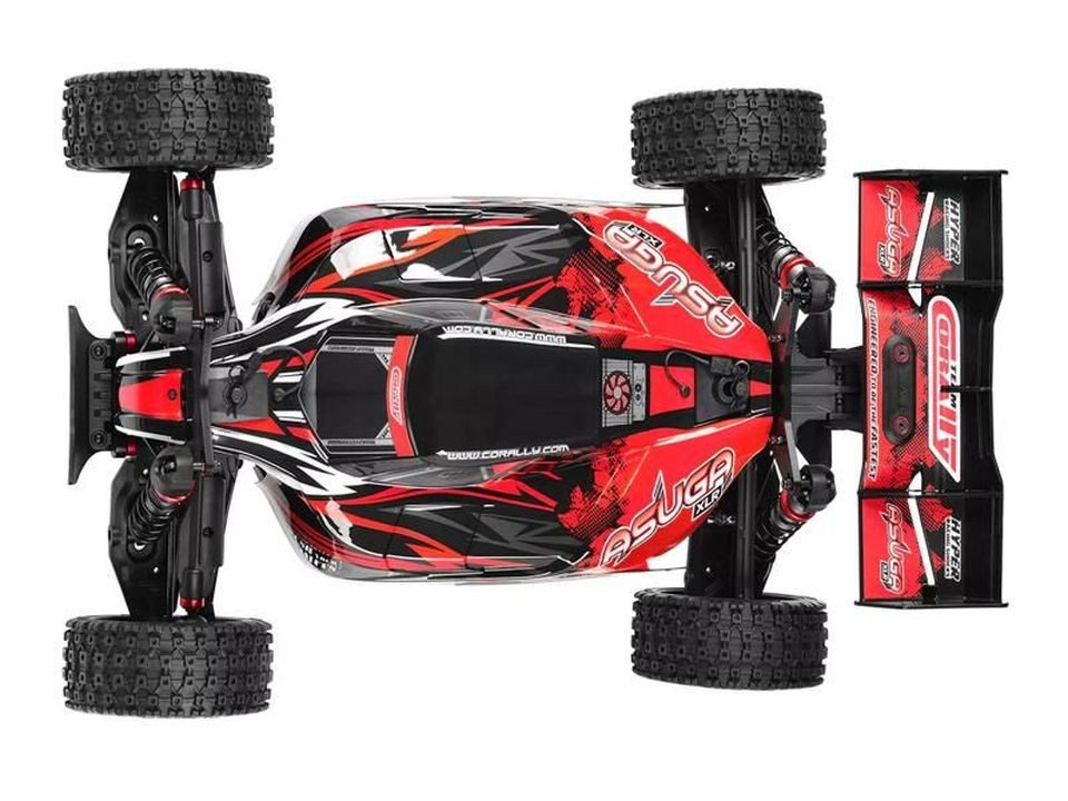 Team Corally RC-Auto Team Corally ASUGA XLR 6S RTR Rot 6S Brushless No Battery/Charger