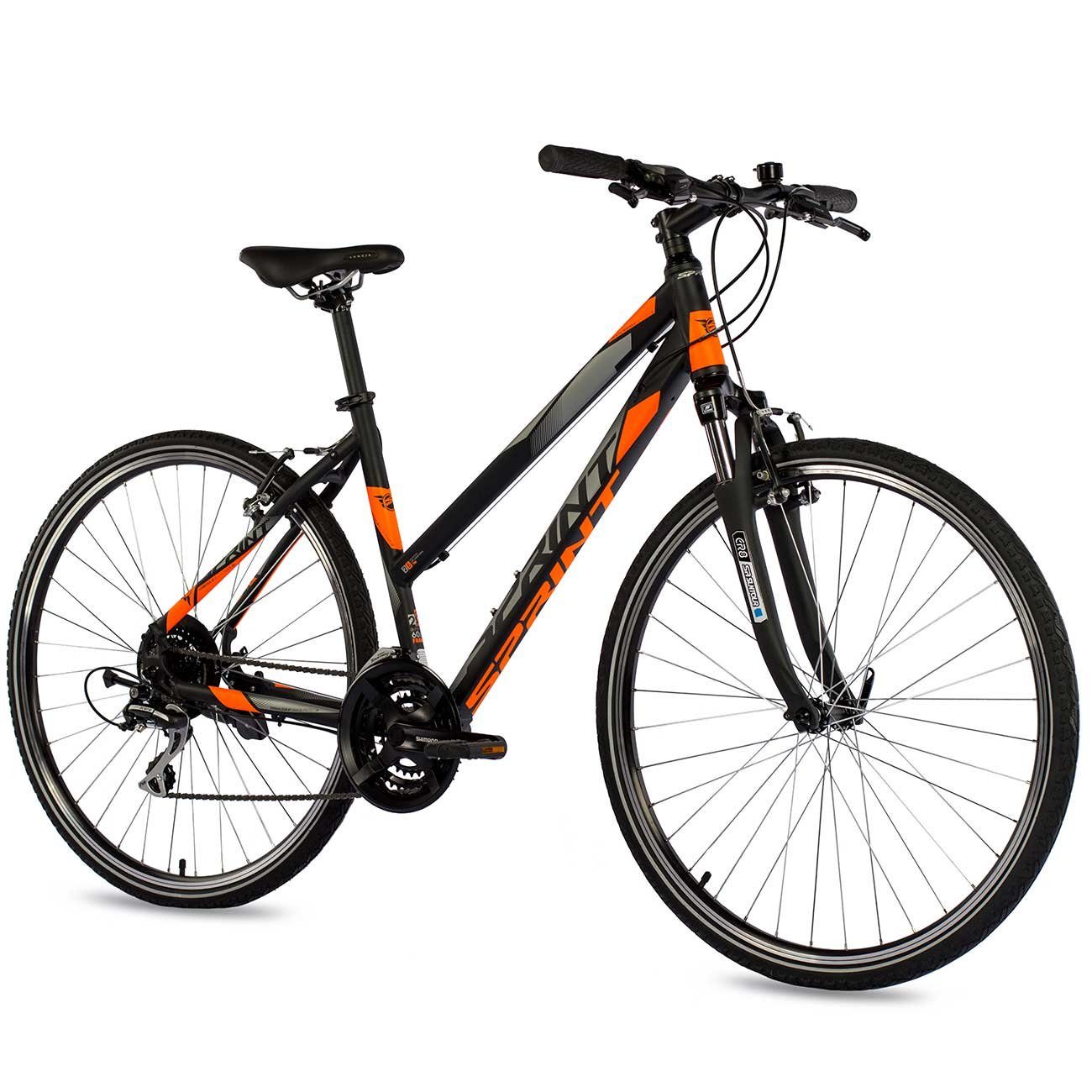 Airtracks Trekkingrad Damen Trekking Fahrrad 28 Zoll Sintero Cross Bike, 24 Gang, Shimano Acera RD-M360L- Rahmenhöhen 44 cm 48 cm - Modelljahr 2023