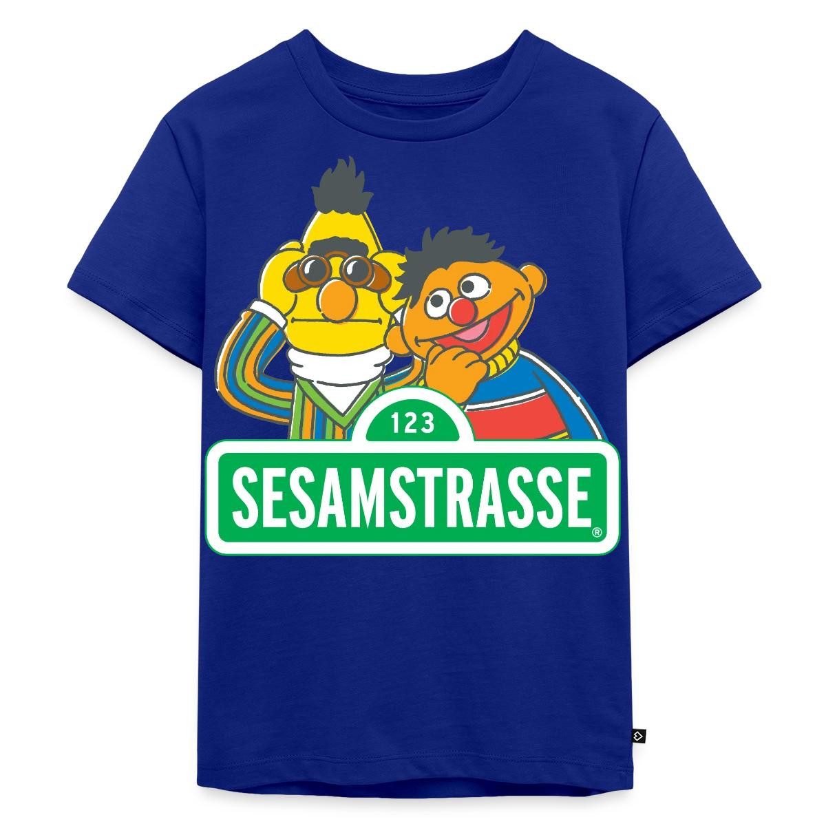 T-Shirt Sesamstraße Schild Ernie und Bert Kinder Premium T-Shirt