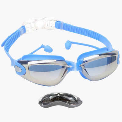 LeiGo Schwimmbrille HD Schwimmbrille,Beschichtete Schwimmbrille für Erwachsene, Anti-Beschlag,UV-Schutz
