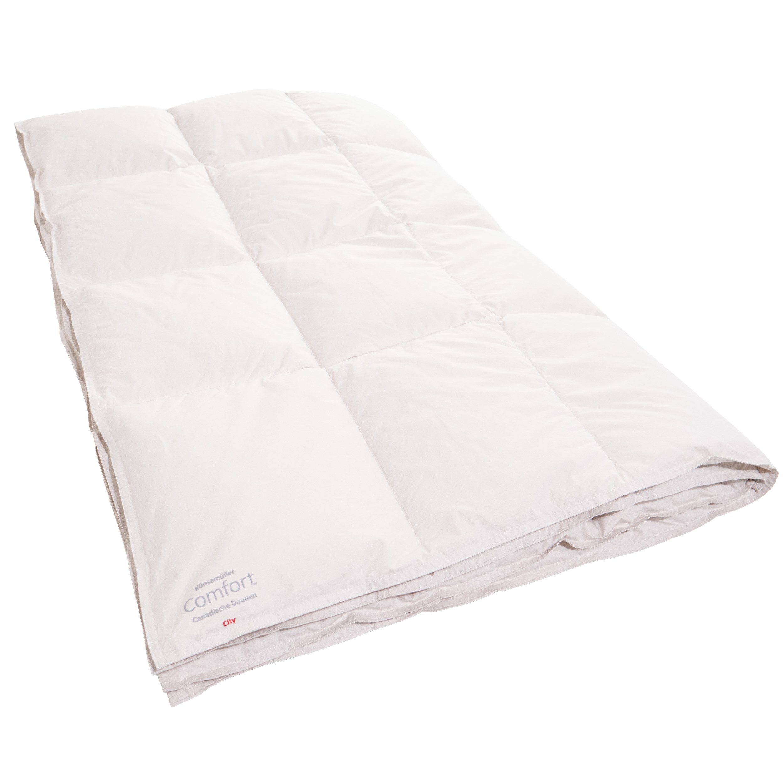 KÜNSEMÜLLER Daunenbettdecke Comfort, Füllung: 90% Daunen, 10% Federn - weiß günstig online kaufen
