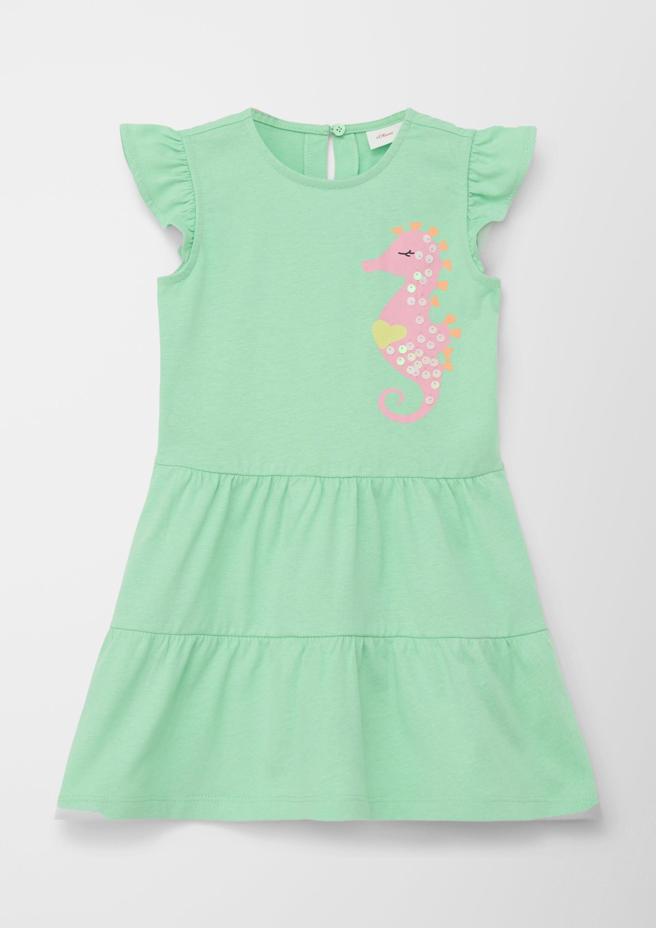 s.Oliver Minikleid Kleid Kleid mit Pailletten