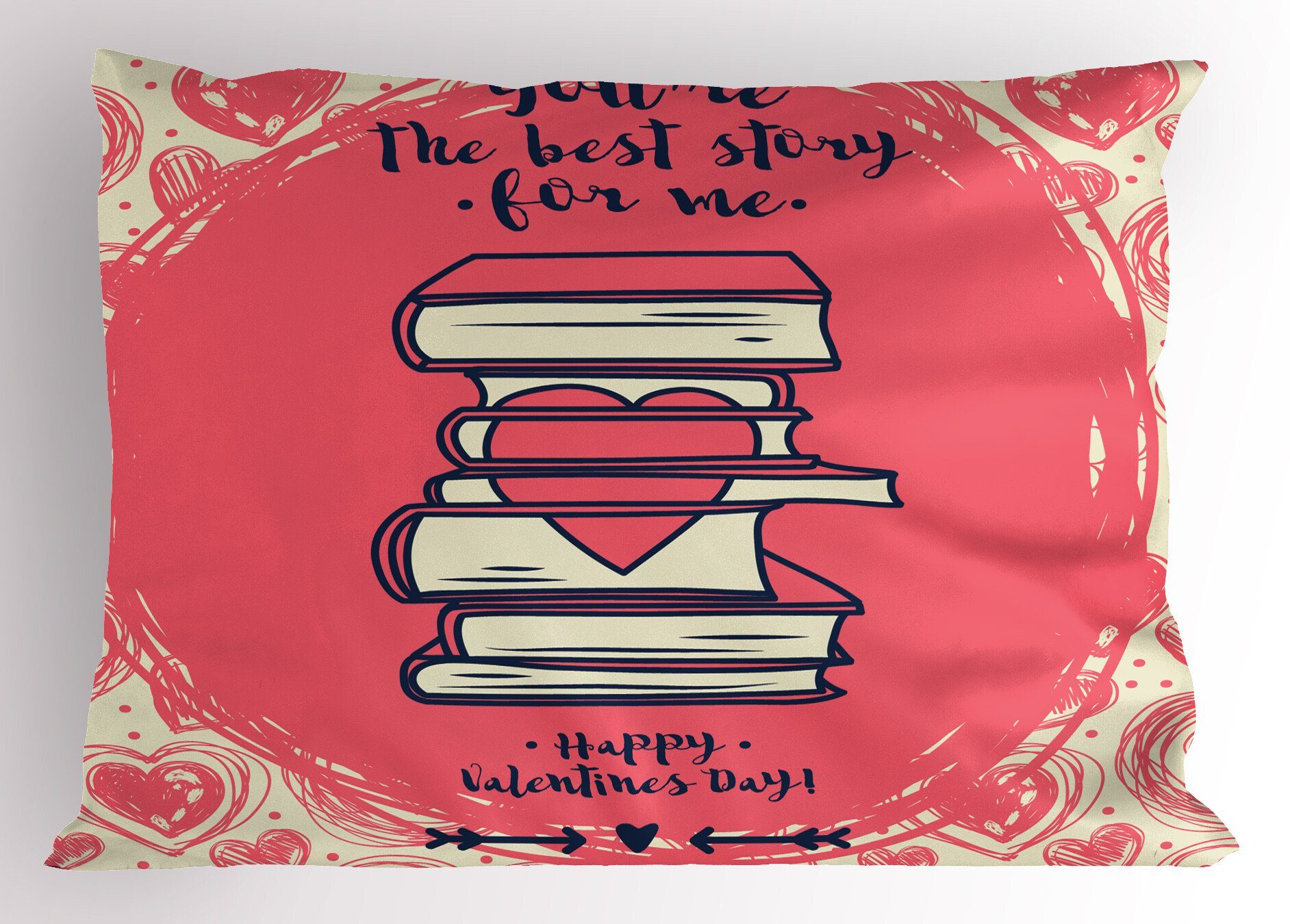 Abakuhaus Stück), Bücher Dekorativer Romantik Kissenbezüge Size Standard King (1 Gedruckter Sie Kissenbezug, sind die Text beste