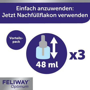 Feliway Katzenstreu FELIWAY Optimum 3x48ml Vorteilspack