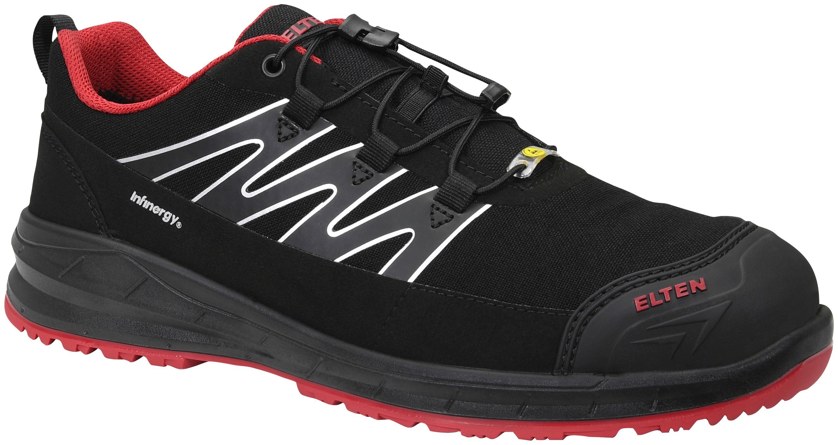 Elten MARTEN XXSports Pro black Low ESD S Sicherheitsschuh, Ganzflächige  Einlegesohle SPORTIVE ESD black