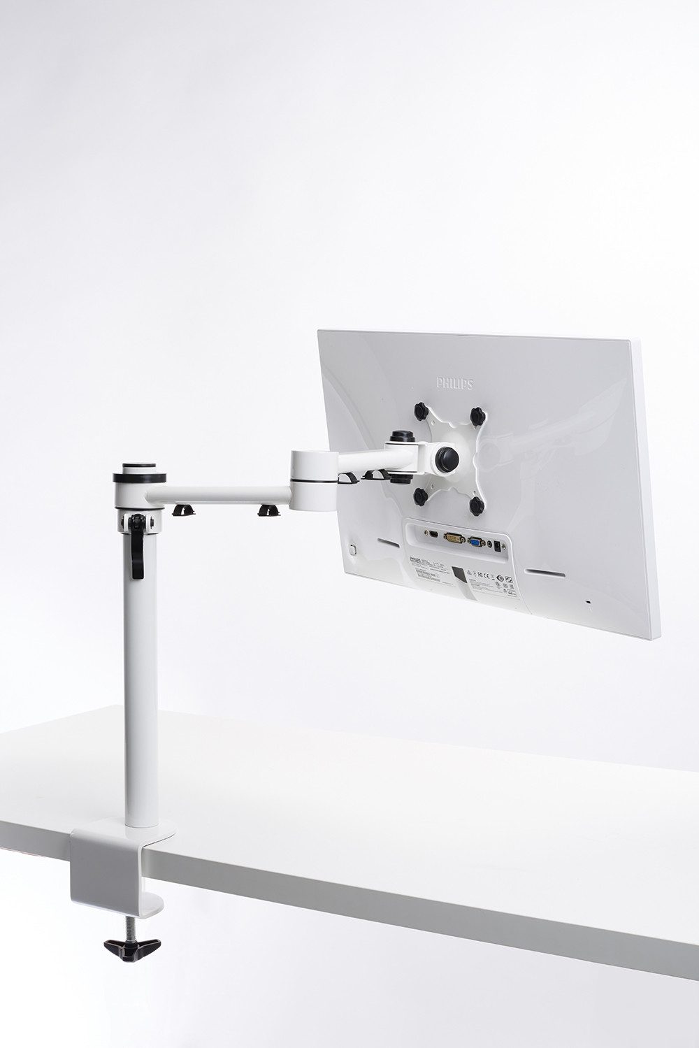 IOE Monitor-Halterung IO-My George Monitorarm weiß, bis 12 kg