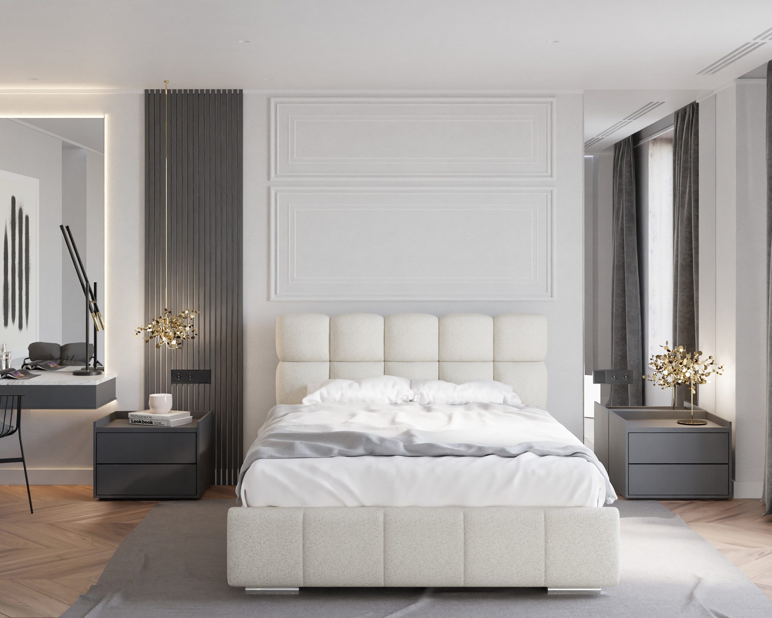 Homesy Polsterbett BLISS Luxus-Bett mit Lattenrost Wahl federkernmatraze, kokosmatratze, (Stabile Rahmenkonstruktion Metallrahmen), Ein Luxusbett in jeder Größe 140x200cm 160x200 cm 180x200cm
