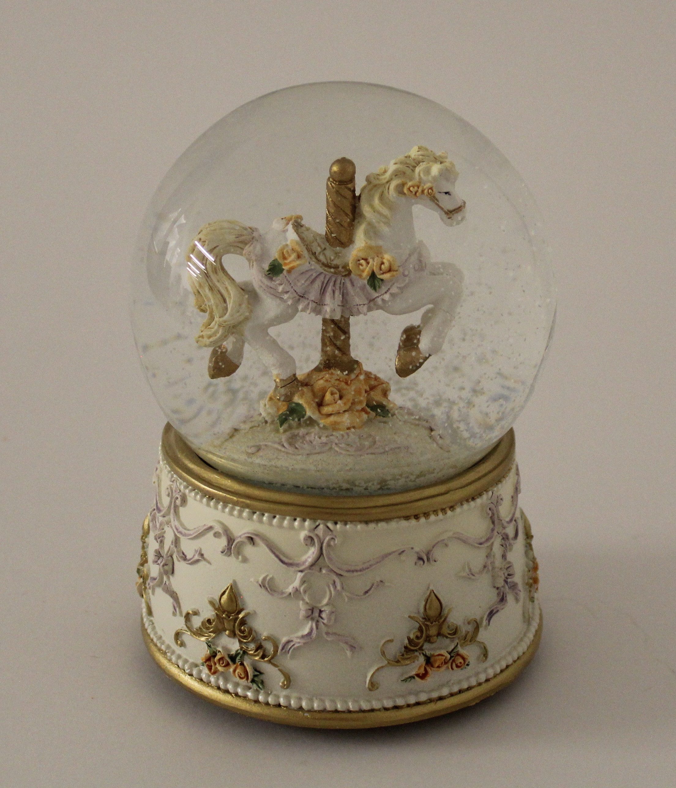 G. Wurm GmbH&Co KG Schneekugel Nostalgische Schneekugel mit Spieluhr mit Ka günstig online kaufen