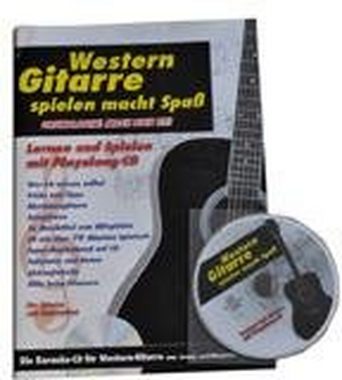 Clifton Westerngitarre Black Cutaway, Komplettset mit Stimmgerät