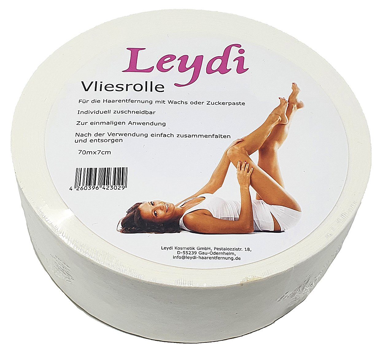 Leydi Enthaarungswachs Leydi Vliesrolle PREMIUM, dünn und reißfest