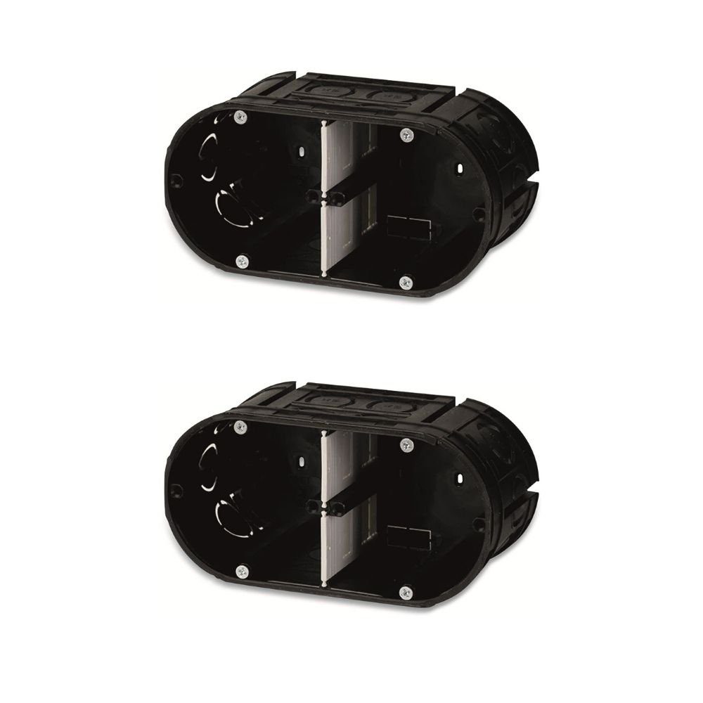 Kopp Steckdose 2-fach 375822158, 2-St., Tief, Flach