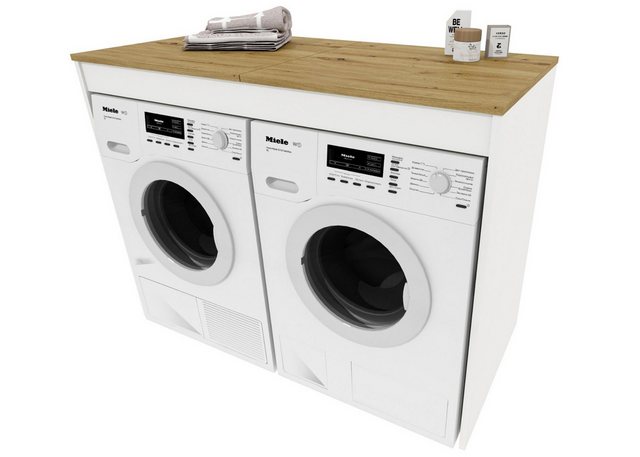 Raumhirsch Furniture Waschmaschinenumbauschrank Waschmaschinenschrank für W günstig online kaufen
