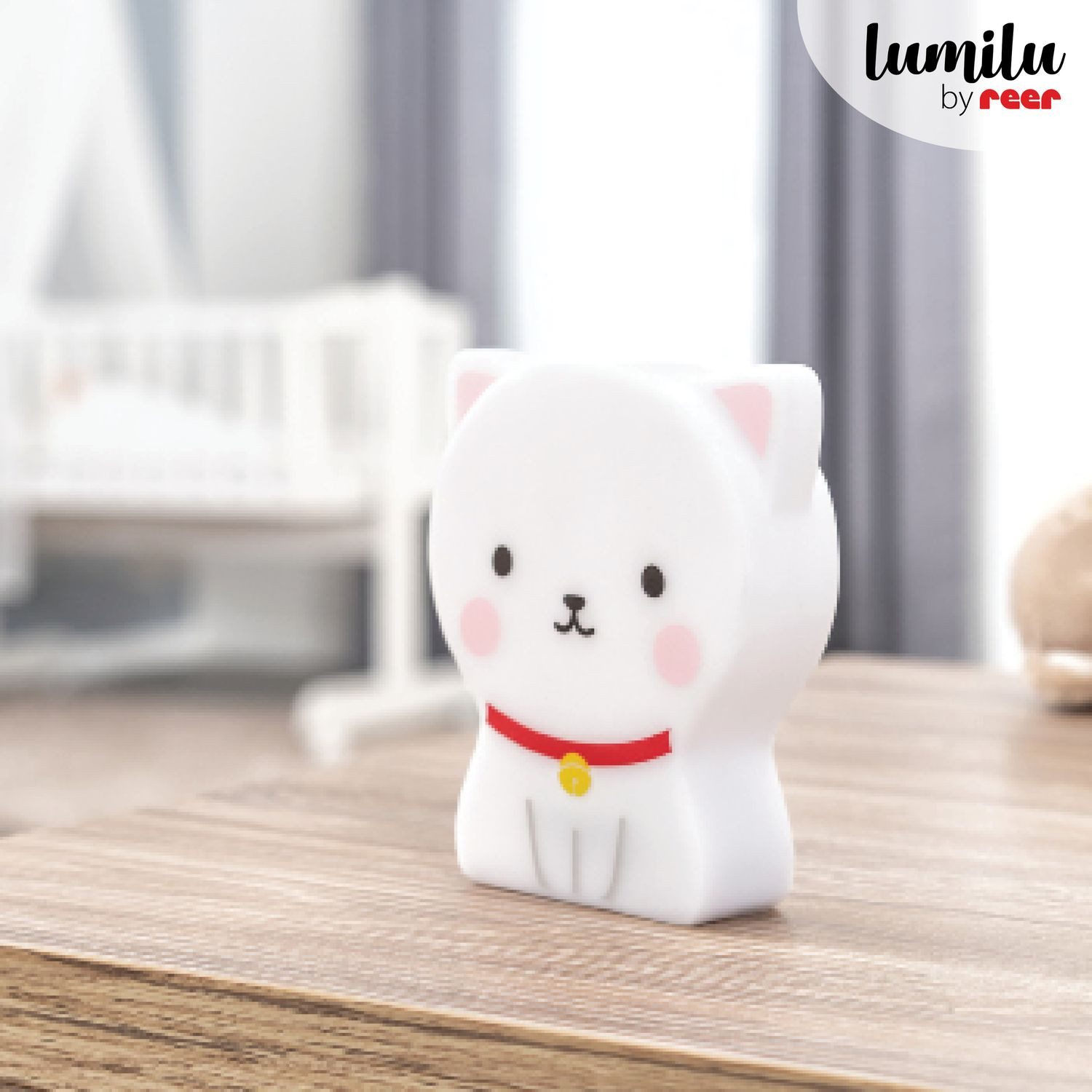 Reer LED Nachtlicht Katze, mit zuschaltbarer 15 min Timer