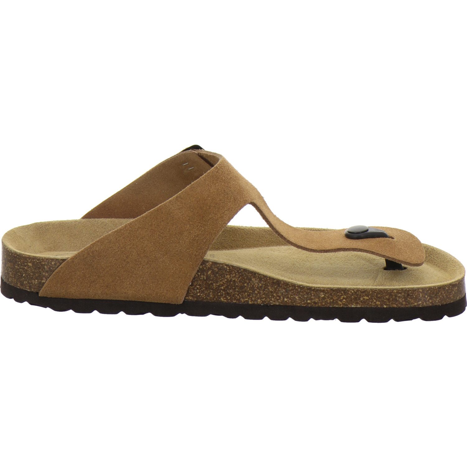 AFS-Schuhe 310784 Zehentrenner Pantolette für Herren aus Leder mit Fußbett, Made in Germany