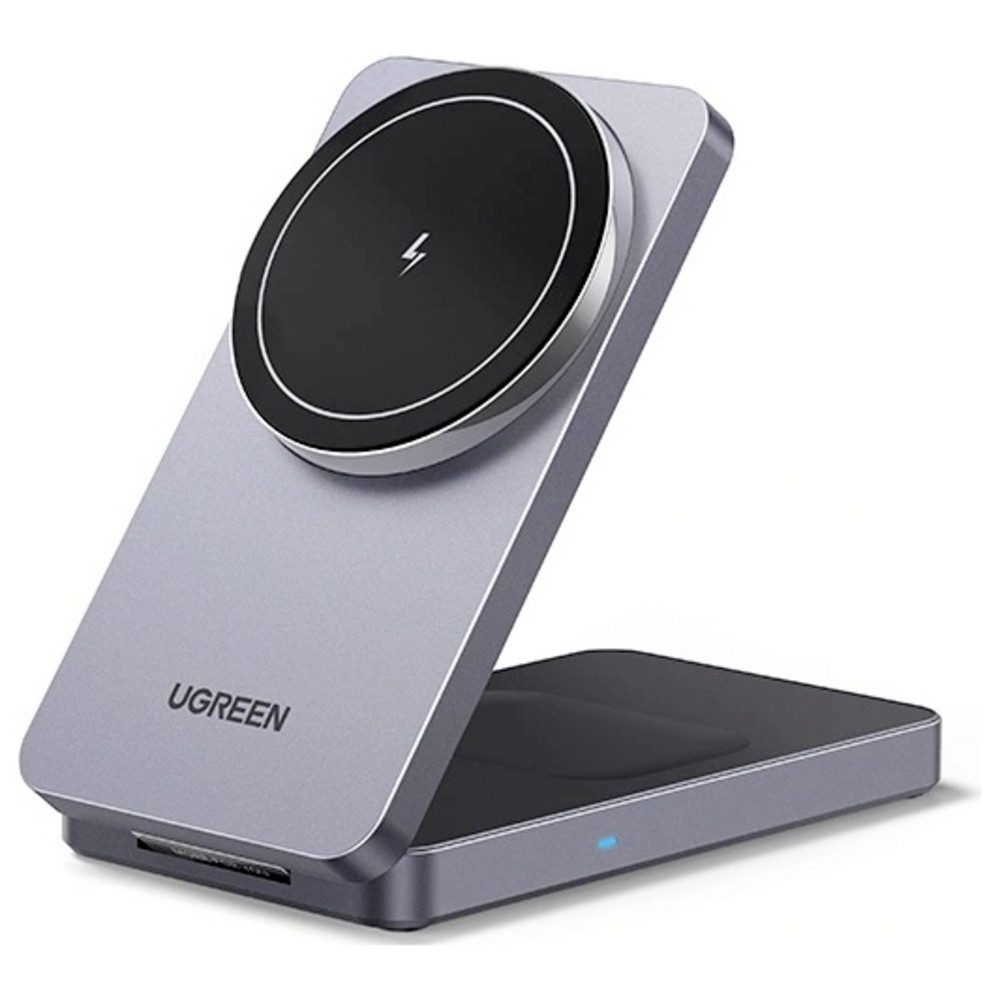 UGREEN UGREEN W528 Magnetic Charger 2-in-1 Wireless Charger 7.5 W Induktionsl USB-Ladegerät (W528 Magnetic Charger 2-in-1)