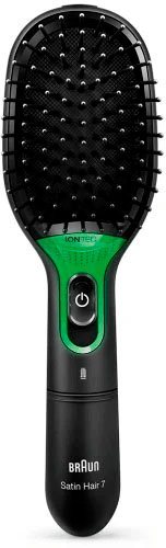 Braun Elektrohaarbürste Satin Hair 7 Bürste mit IONTEC Technologie,  Abnehmbares Bürstenkissen für leichte Reinigung