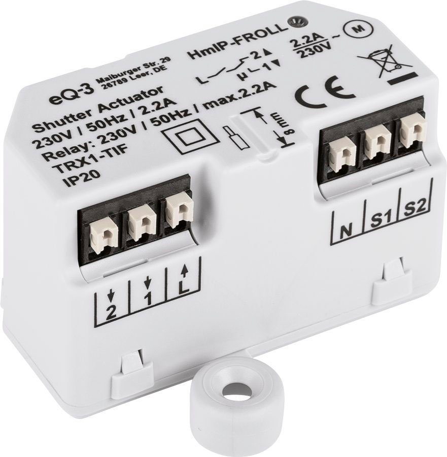 Homematic IP Sensor Rollladenaktor – Unterputz (151347A0)