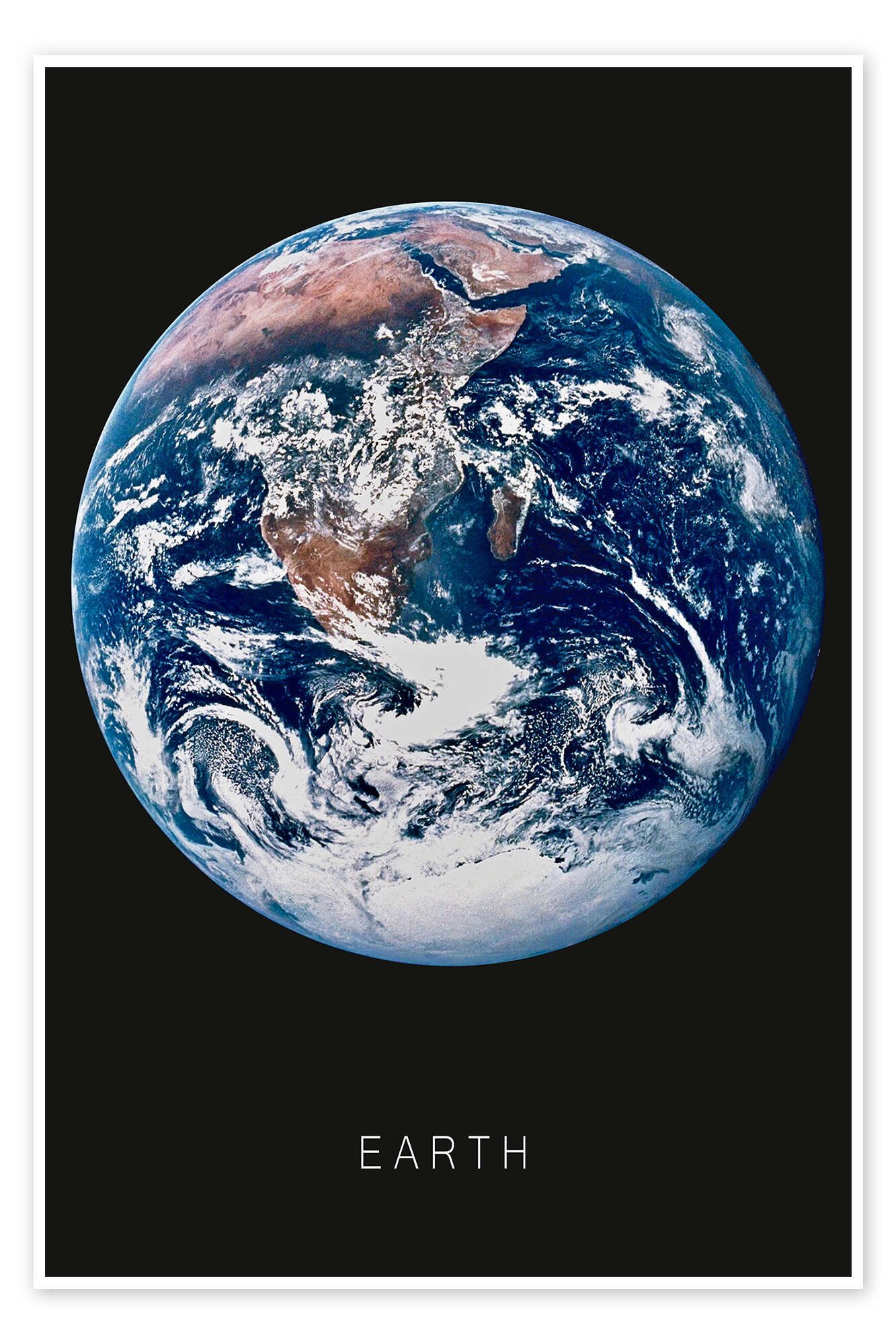 Posterlounge Wandbild Erde, NASA, erhältlich als Poster, Leinwandbild, Wandsticker oder Acrylglasbild