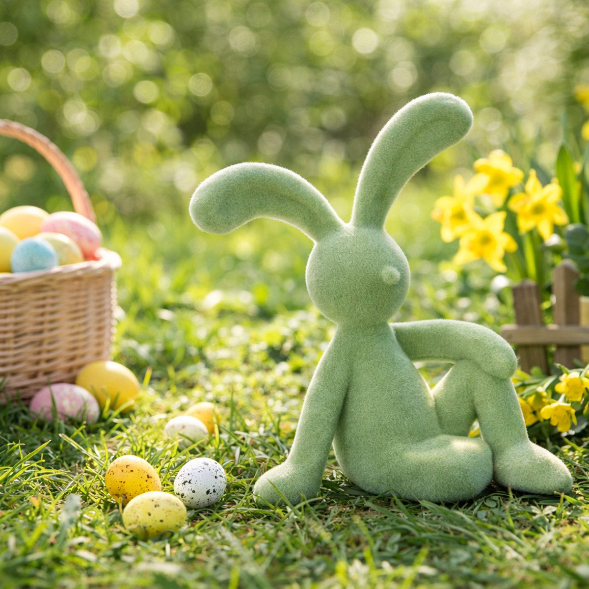 Florists Products Osterhase Charmante Osterhasenfiguren für stilvolle Wohnraumdekoration, 2 Stück