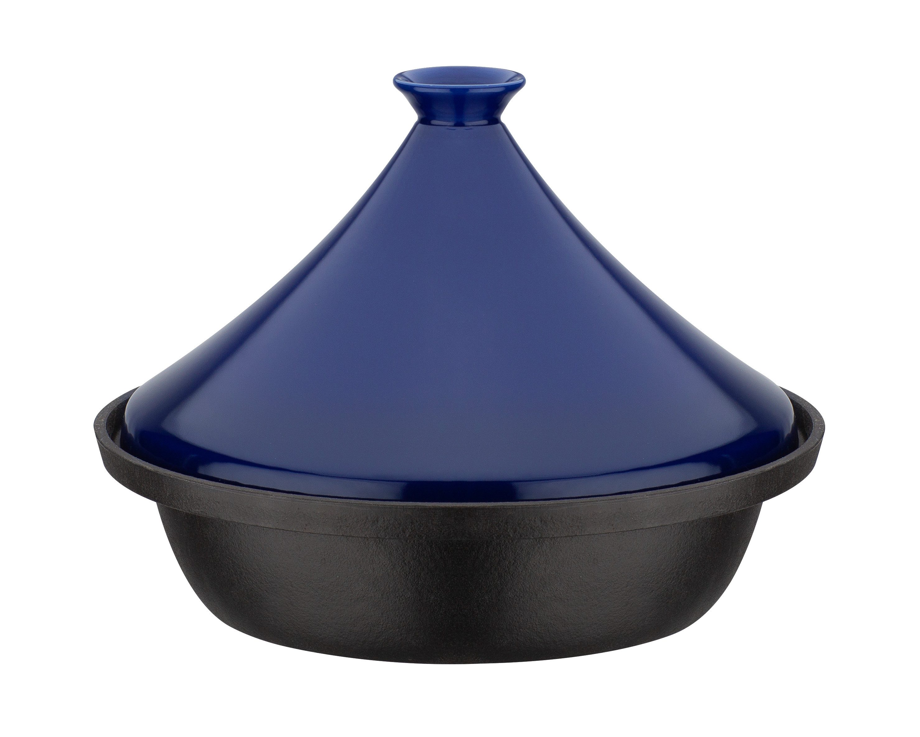 GSW Schmortopf Shadow, Gusseisen, Keramik (1-tlg), Orientalische Tajine aus Gusseisen für die schonende Zubereitung