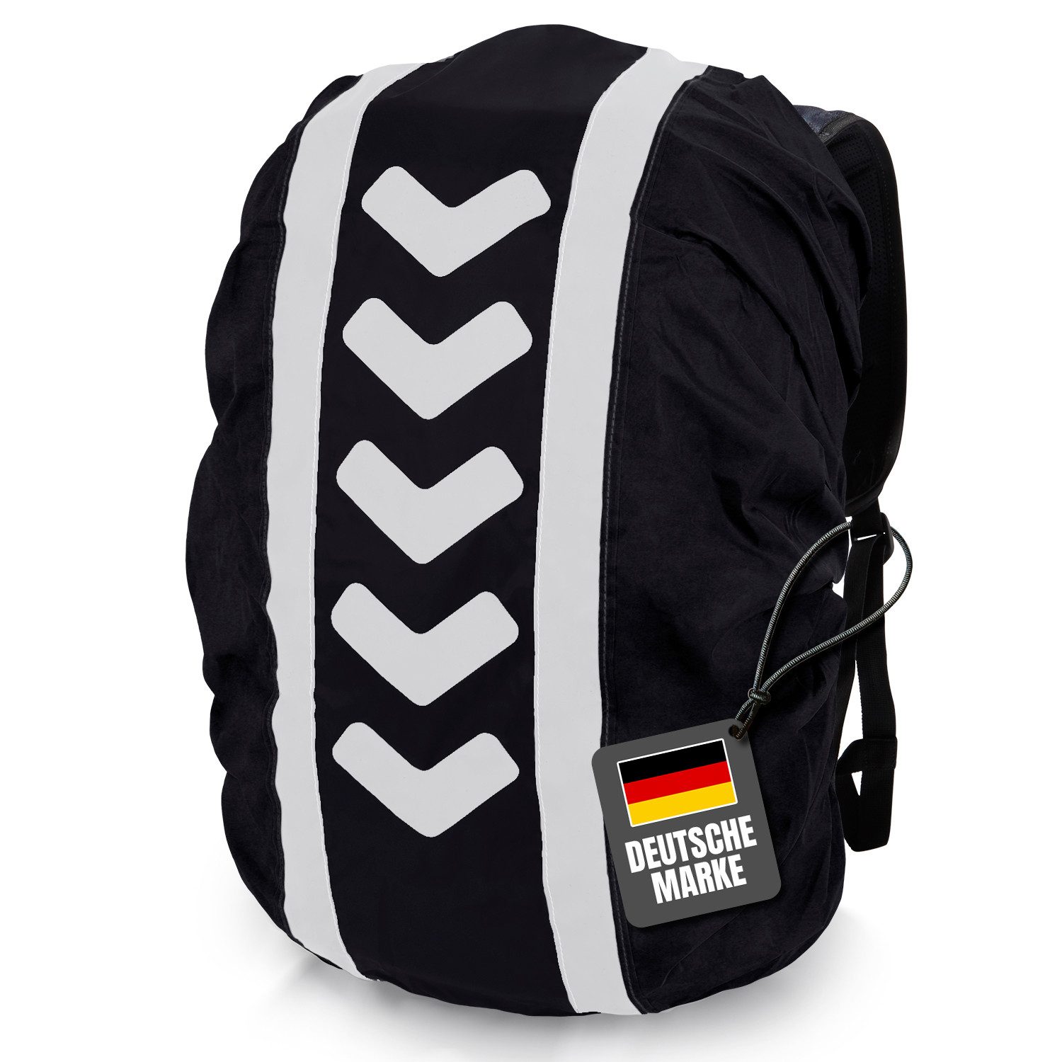 FLEXEO Rucksack-Regenschutz mit Reflexstreifen 40-55 Liter (1-St), Reflekto günstig online kaufen