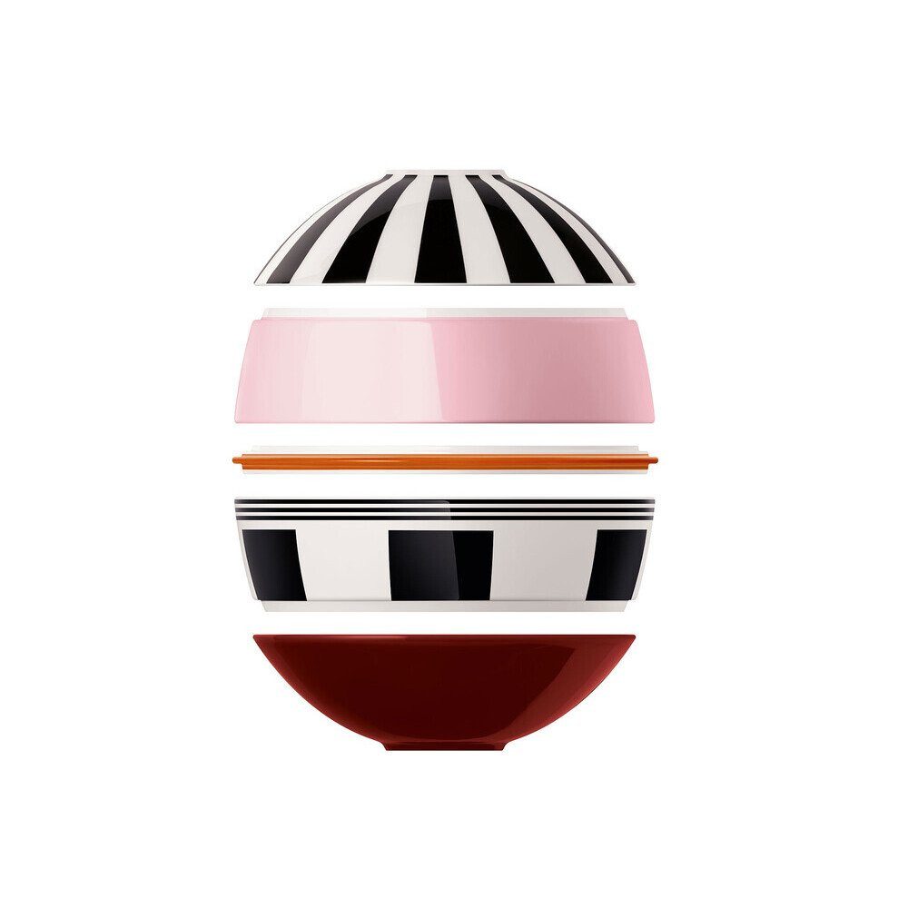 Villeroy & Boch Geschirr-Set Signature La petite Boule 5-tlg. Iconic Memphis Bunt (1-tlg), Premium Porcelain, Kombiservice, Geschirrset, Tafelservice, für 2 Personen, bunt