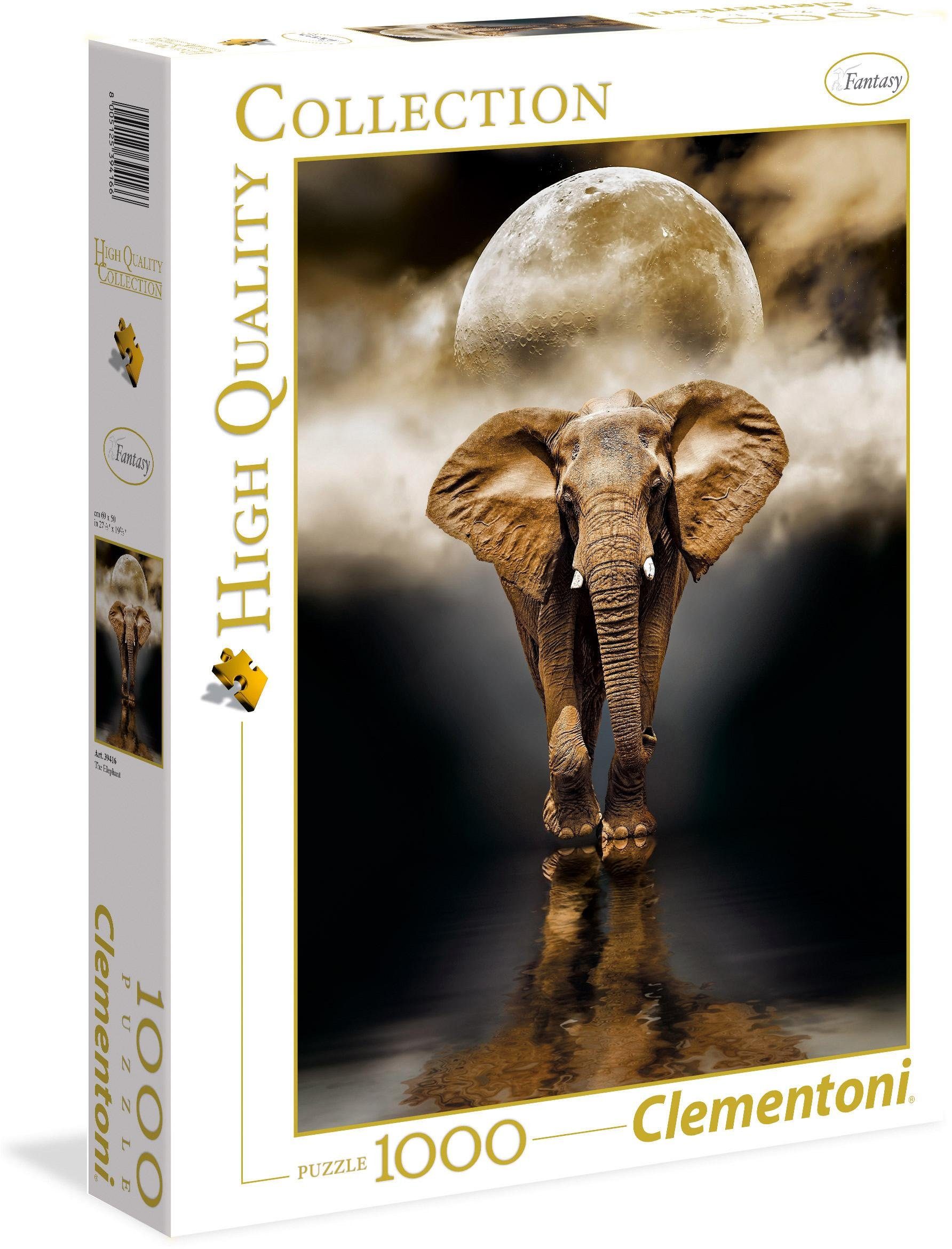 Clementoni® Puzzle High Quality Europe, FSC® Made Collection, Puzzleteile, in Der Elefant, 1000 Wald - weltweit - schützt