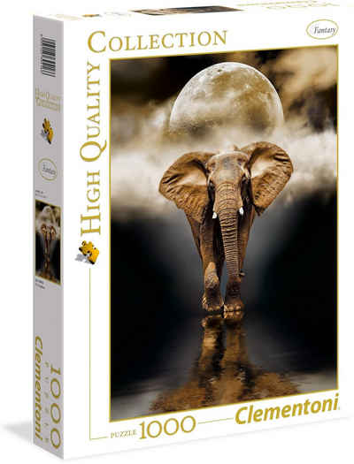 Clementoni® Пазли High Quality Collection, Der Elefant, 1000 Пазлиteile, Made in Europe, FSC® - schützt Wald - weltweit