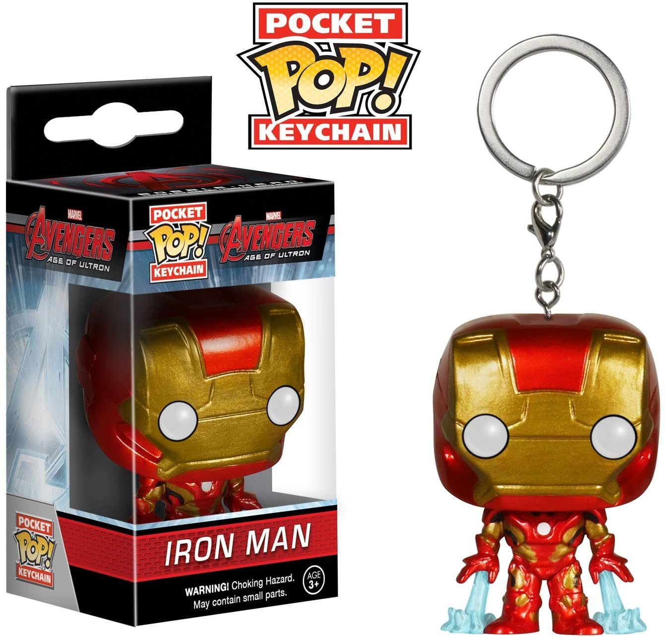 Funko Schlüsselanhänger Marvel Anvengers - Iron Man Pocket Pop! | Schlüsselanhänger