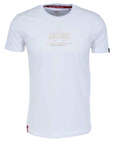 Alpha Industries T-Shirt Basic T ML Foil Print (1-tlg)