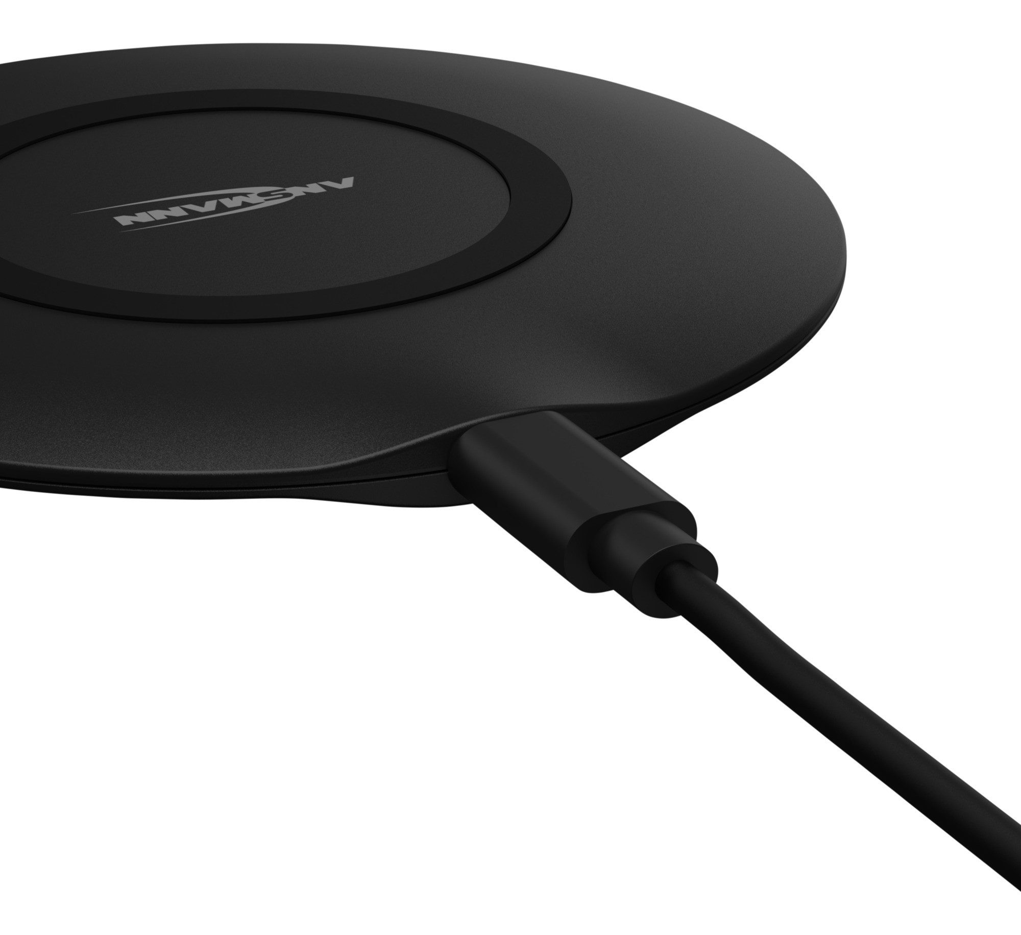 ANSMANN AG WiLine 15R Qi-Ladestation, kompatibel mit iPhone, Samsung, Huawei uvm. Wireless Charger