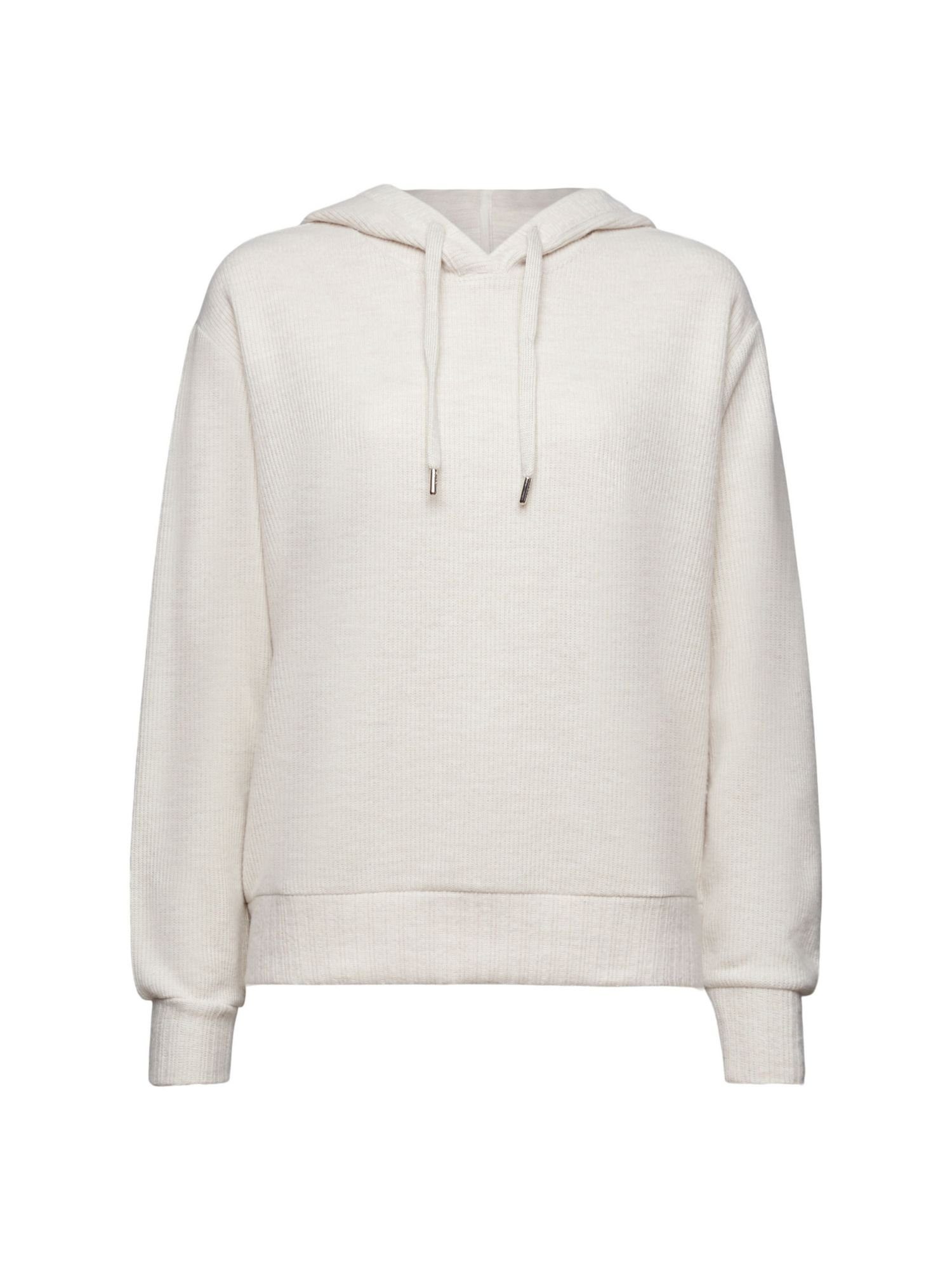 edc by aufgerautem weich Rippstrick Kapuzensweatshirt ICE Hoodie aus Esprit