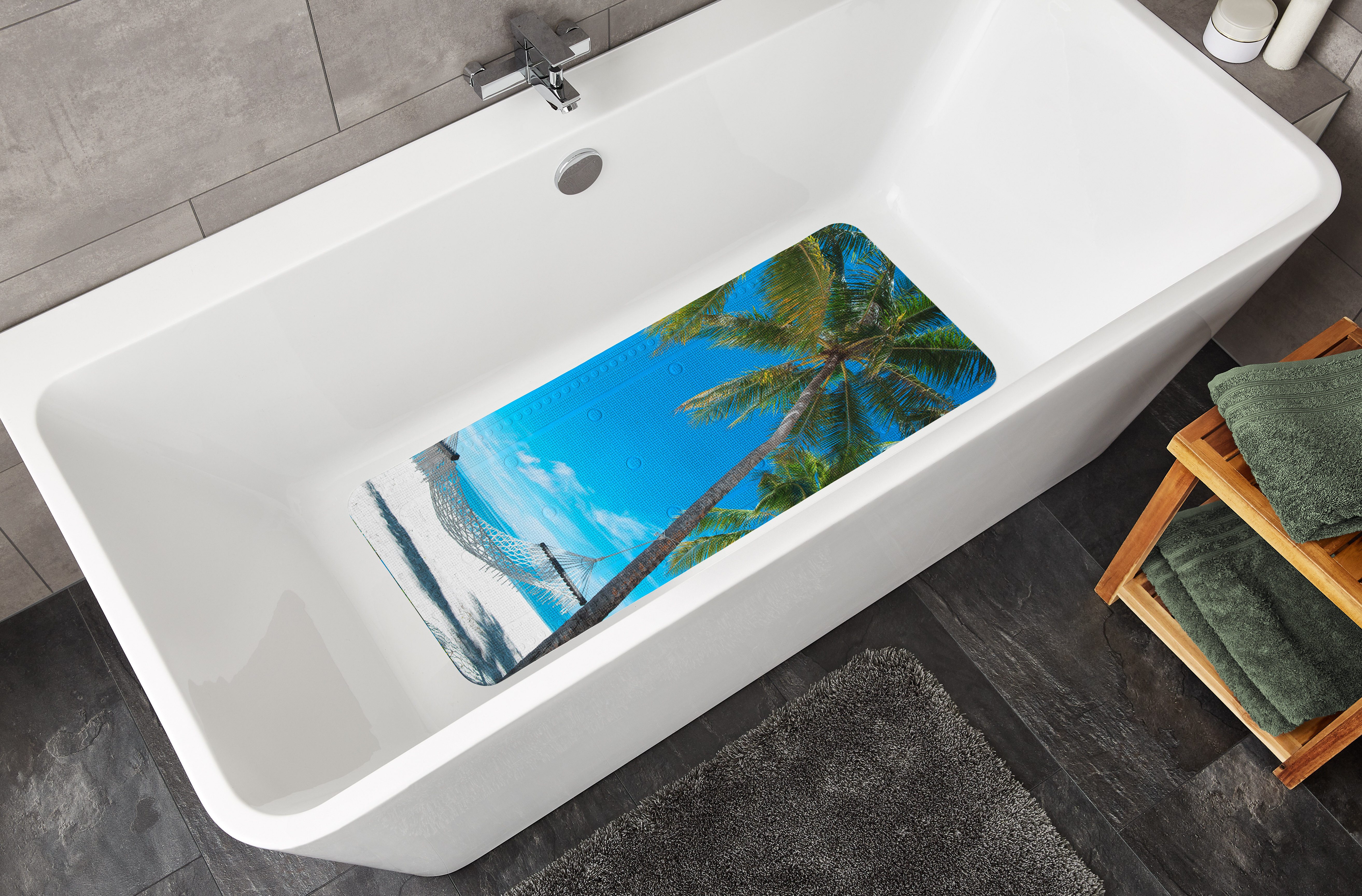 Kleine Wolke Wanneneinlage » Bahamas«, B: 36 cm, L: 92 cm