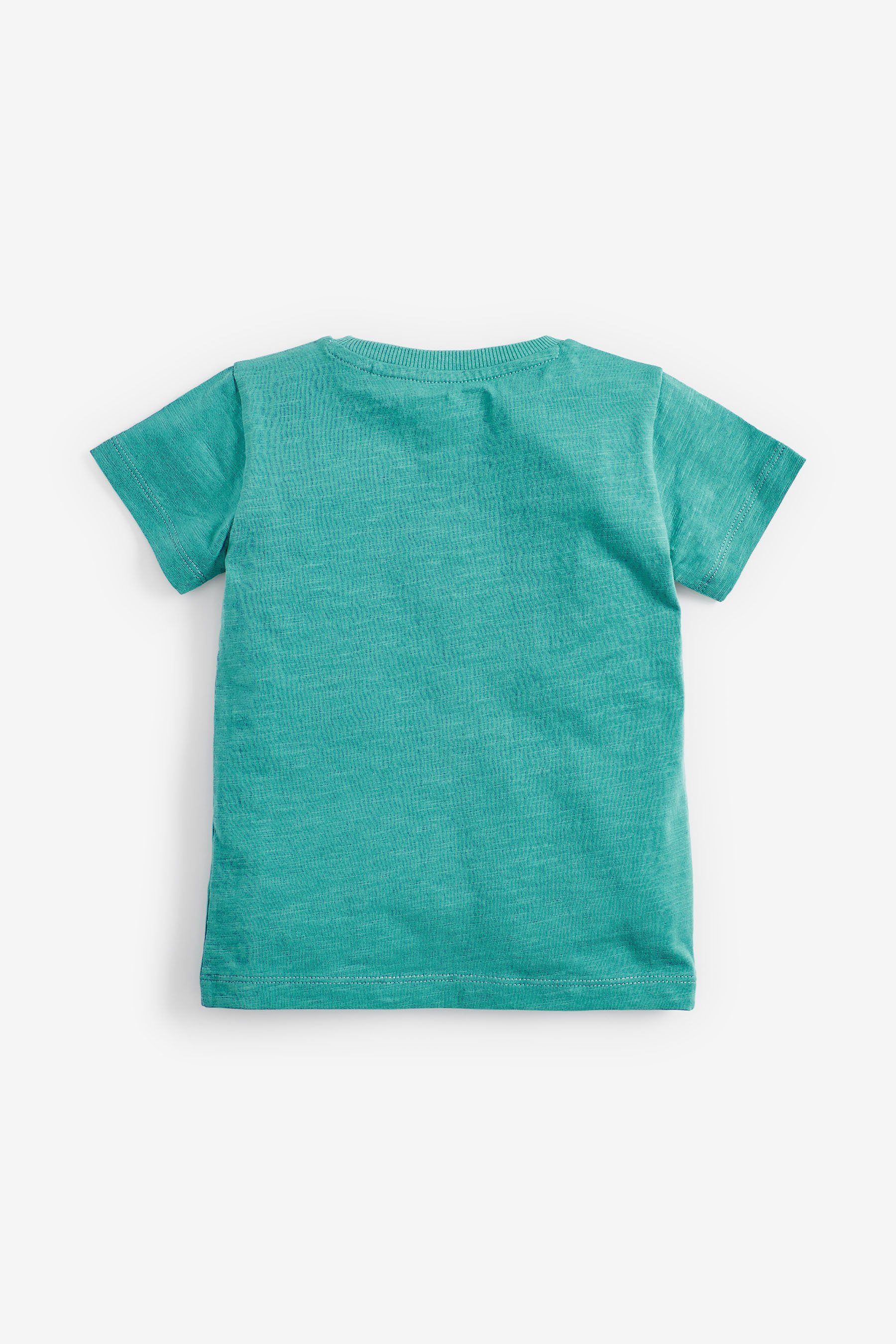 Next T-Shirt schlichte (5-tlg) 5er-Pack T-Shirts Kurzärmelige Mineral im