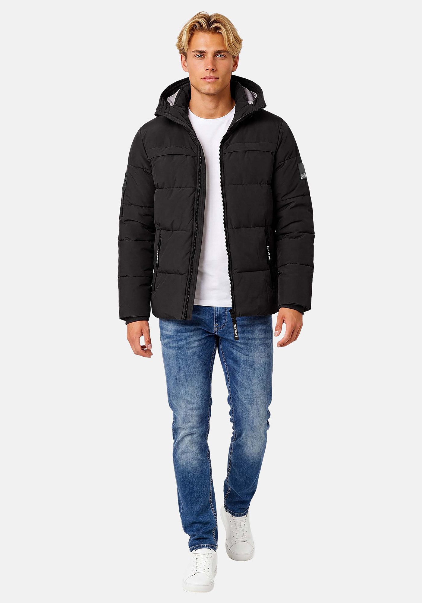 Alessandro Salvarini Winterjacke ASDiego mit extra hohem Kragen und vielen Taschen
