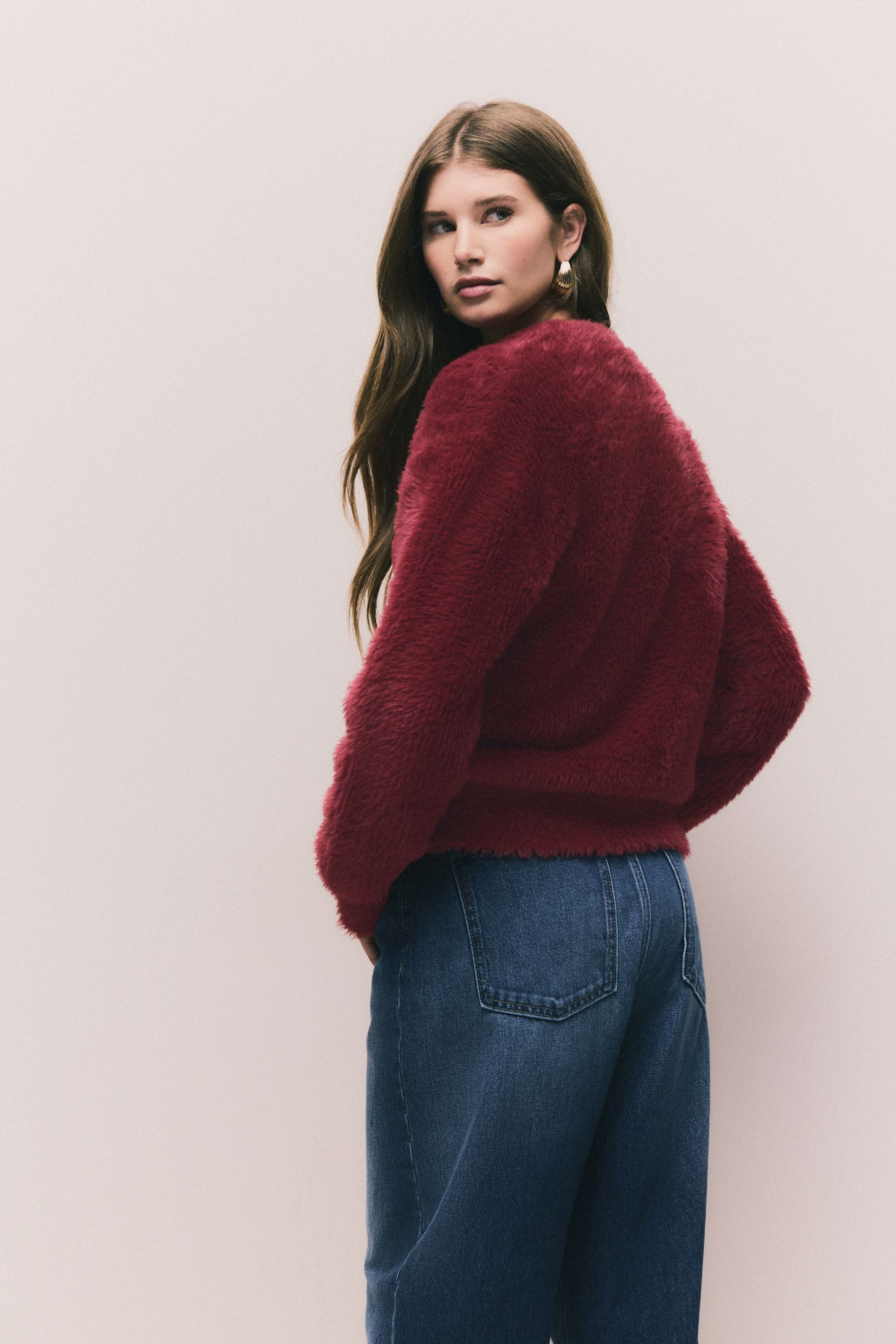 Next Strickjacke Bomberjacke mit Reißverschluss, Bär günstig online kaufen