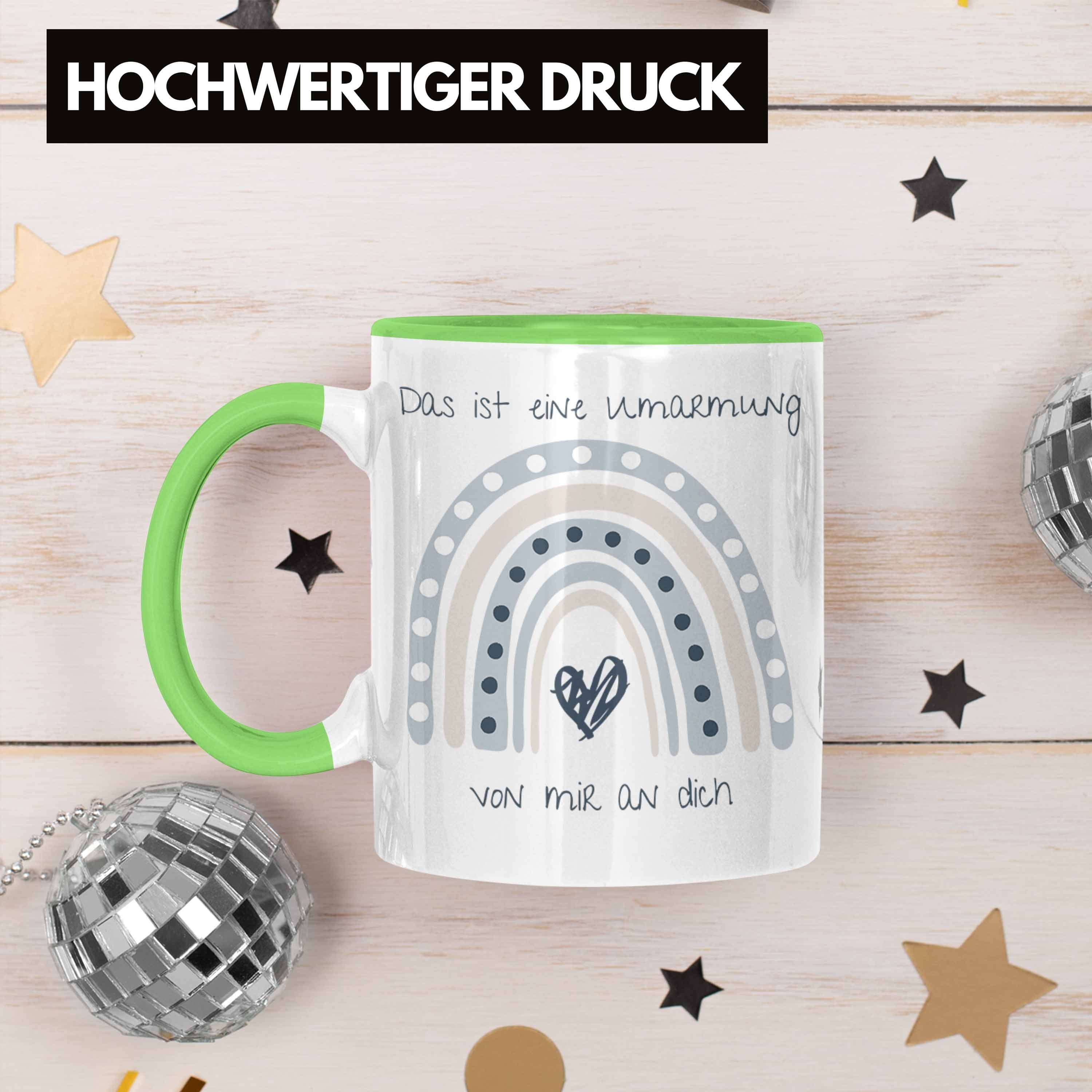 Freundin Tasse Beste Freundinnen Lustig Grün Spruch Trendation Becher Beste Umarmung Mir Trendation Von Tasse - Dich Geschenk - Geburtstag Freundinnen An