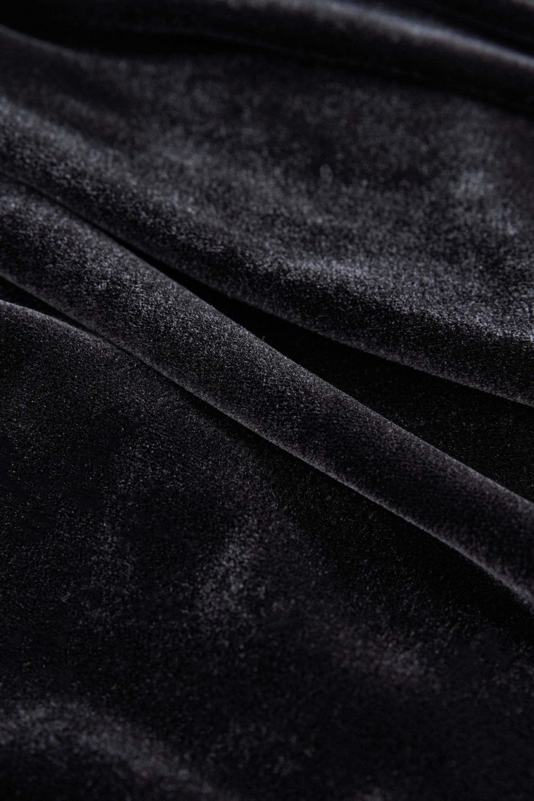 Next Midirock Samt-Midirock mit Drapierung (1-tlg) günstig online kaufen